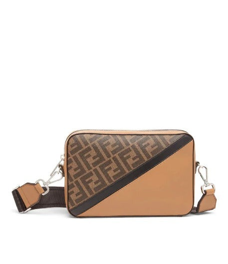 Fendi Ff Bi Color Camera Bag Vitello Travel Bag