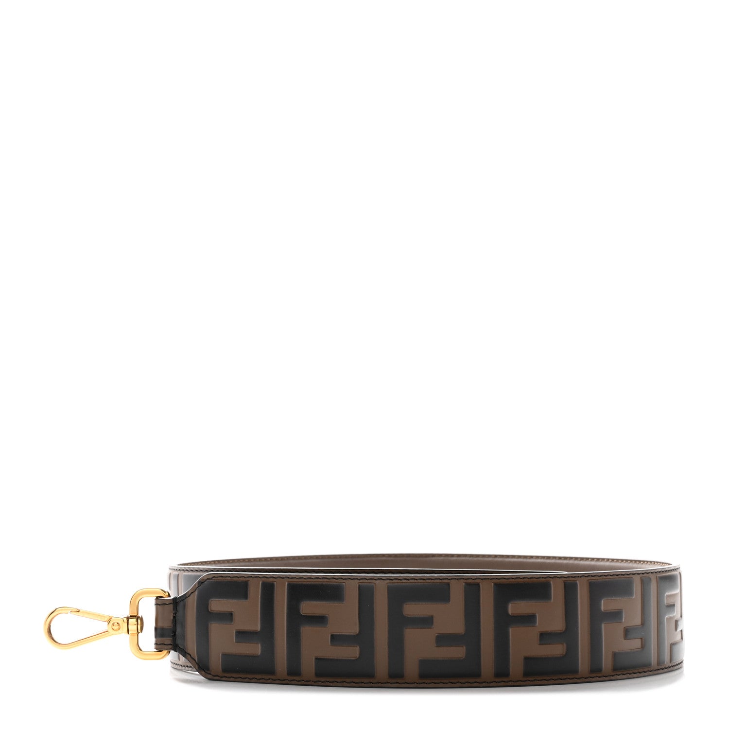 Fendi Zucca Ff Bag Strap Vitello Travel Bag