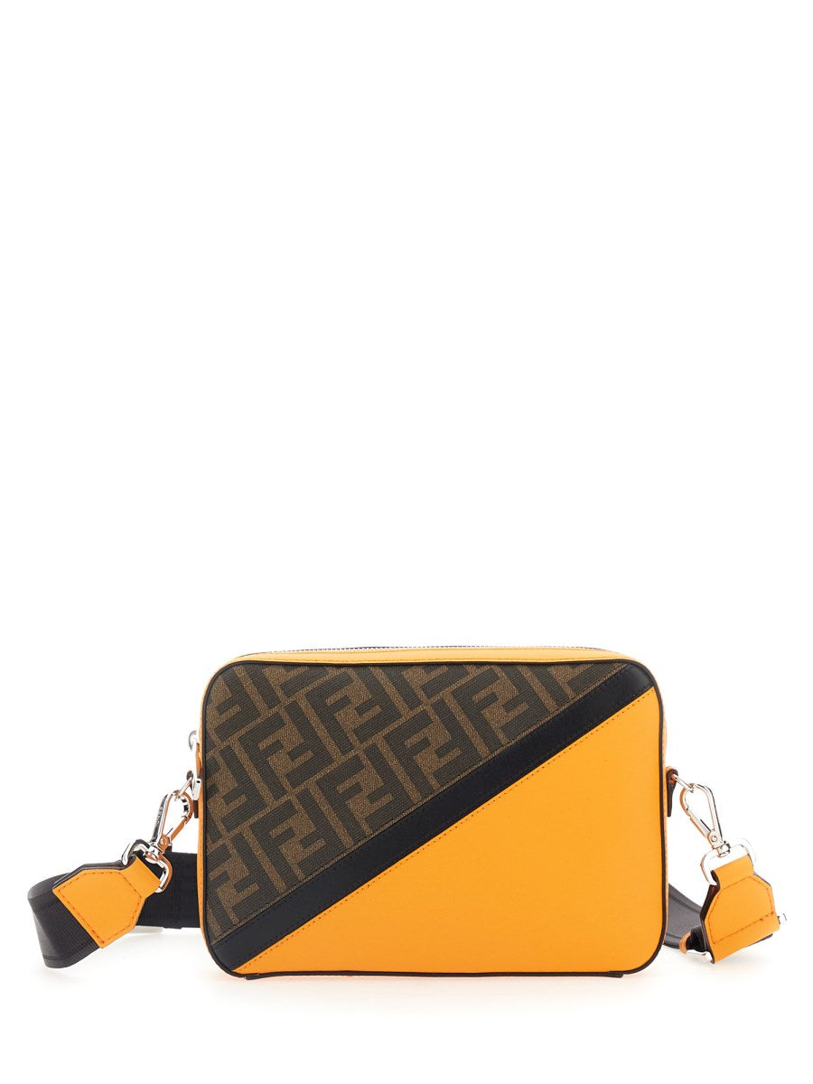 Fendi Liberty Century Ff Camera Bag Vitello Logo Travel Bag