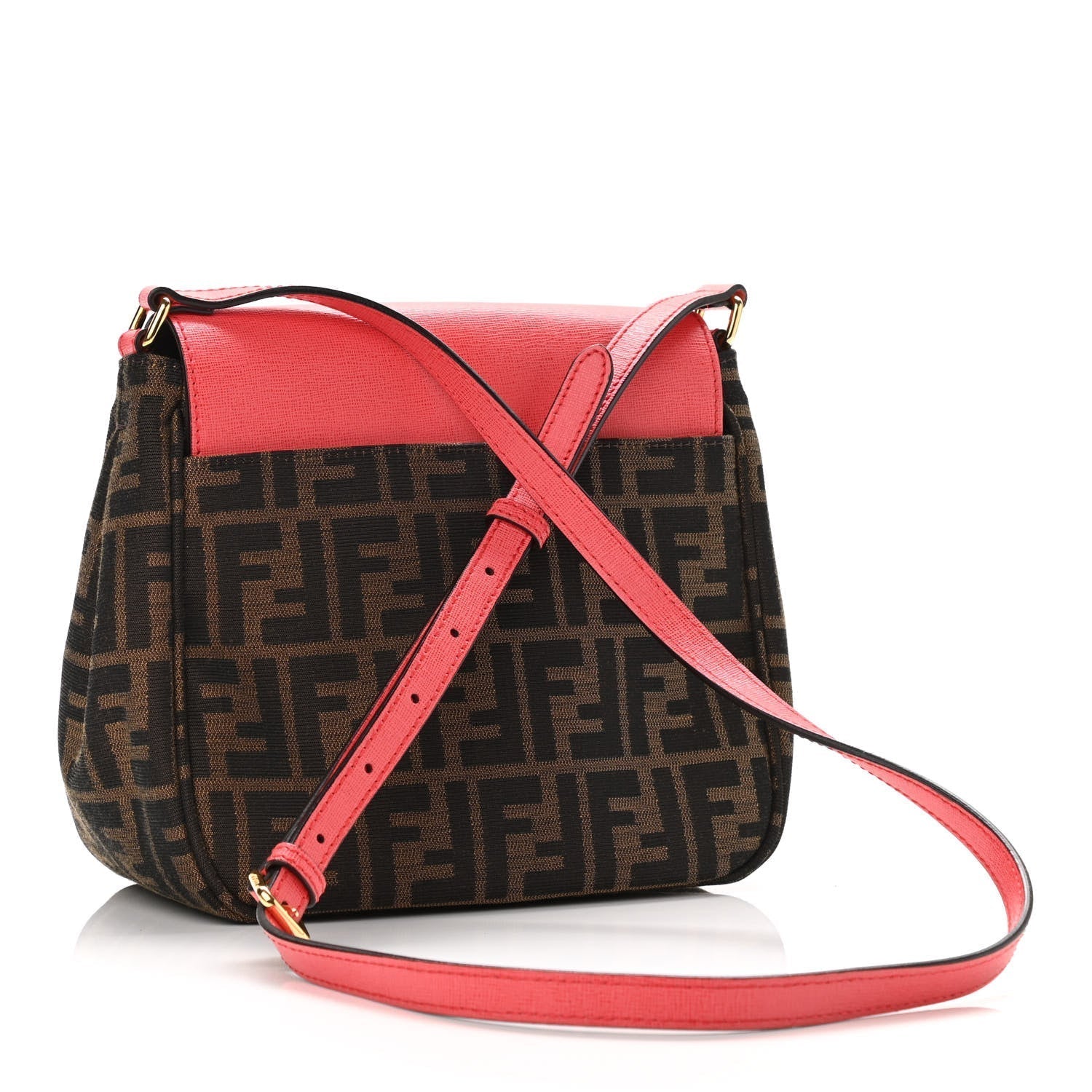 Fendi Zucca Elite Bag Vitello Crossbody Bag