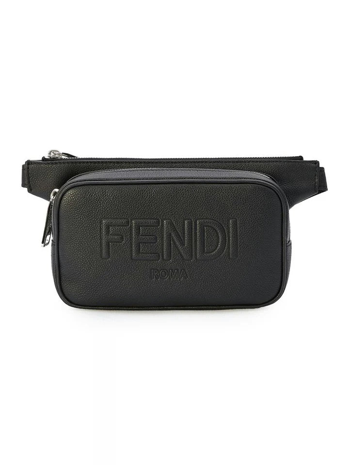 Fendi Roma Belt Bag Leather Logo