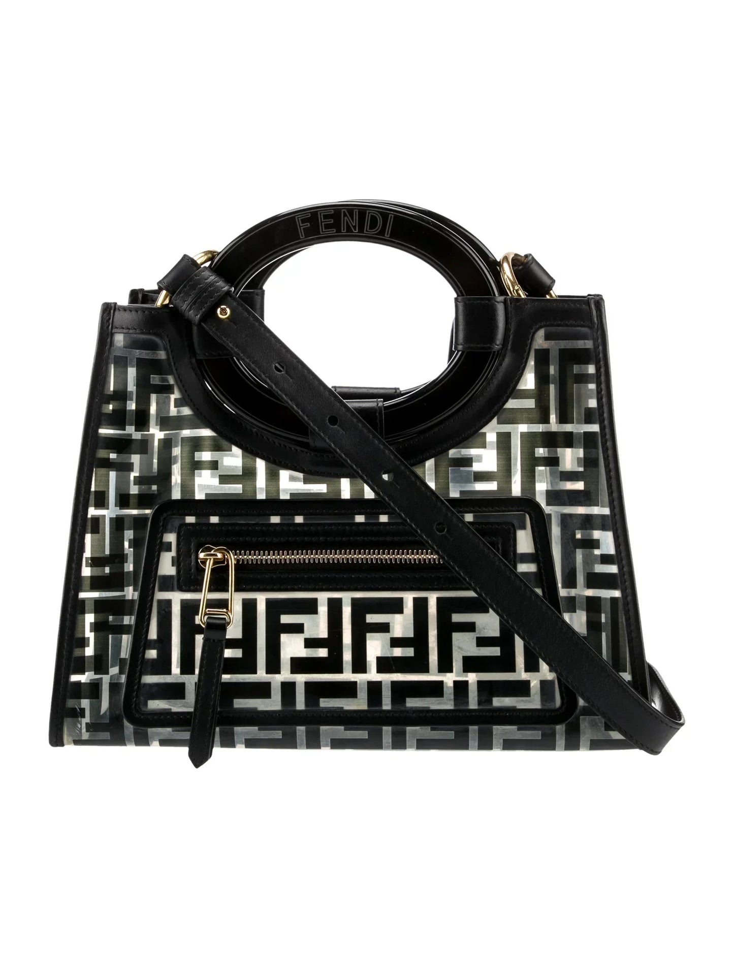 Fendi Pvc Runway Tote Large Tote Bag