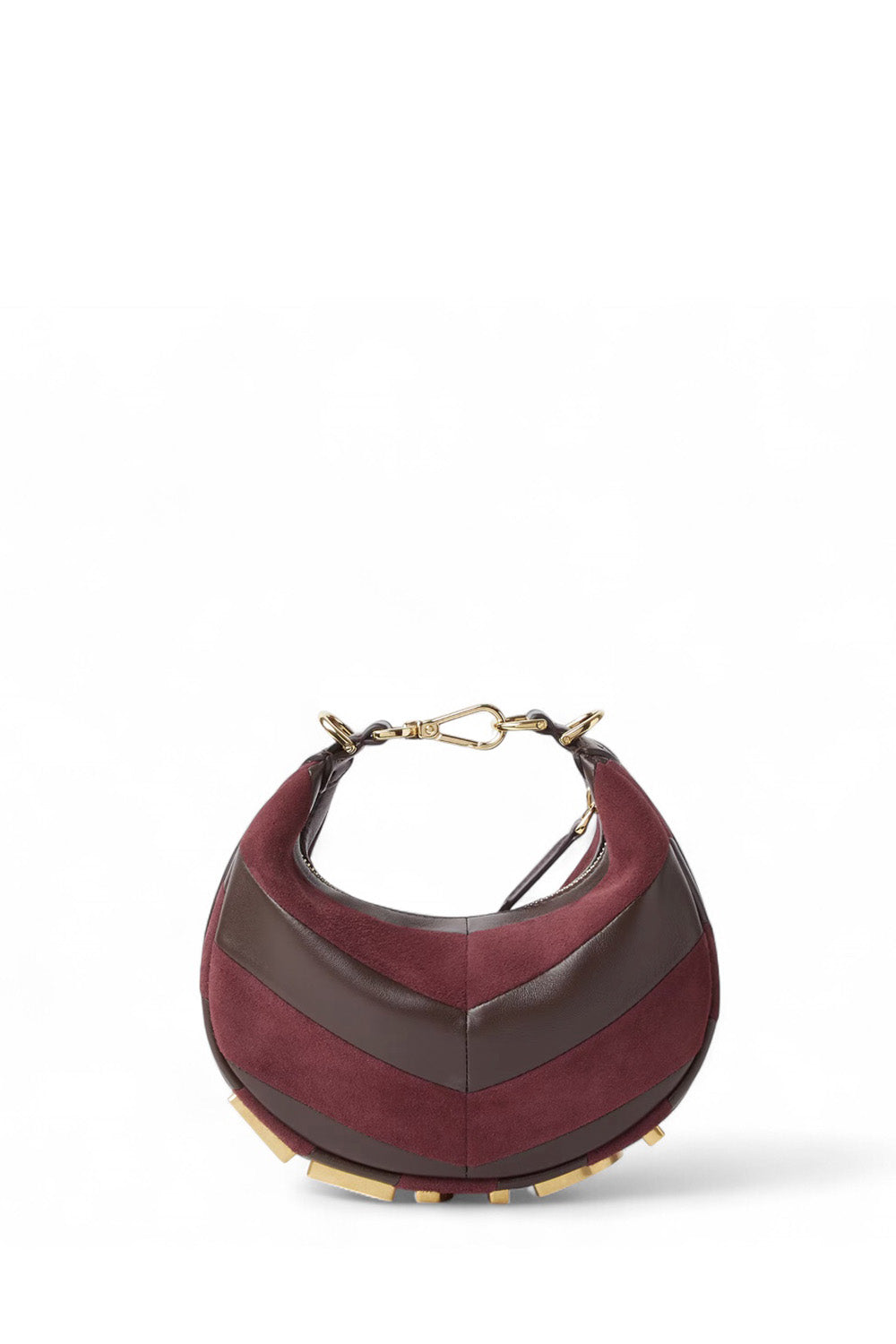 Fendi Shoulder Bag graphy -Bag In And With Two-Tone Leather Suede Mini