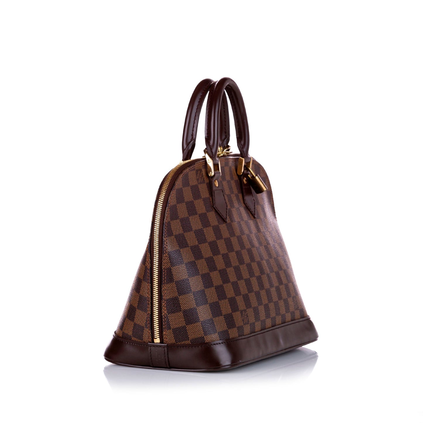Louis-Vuitton Louis Vuitton Damier Ebene Alma PM Brown