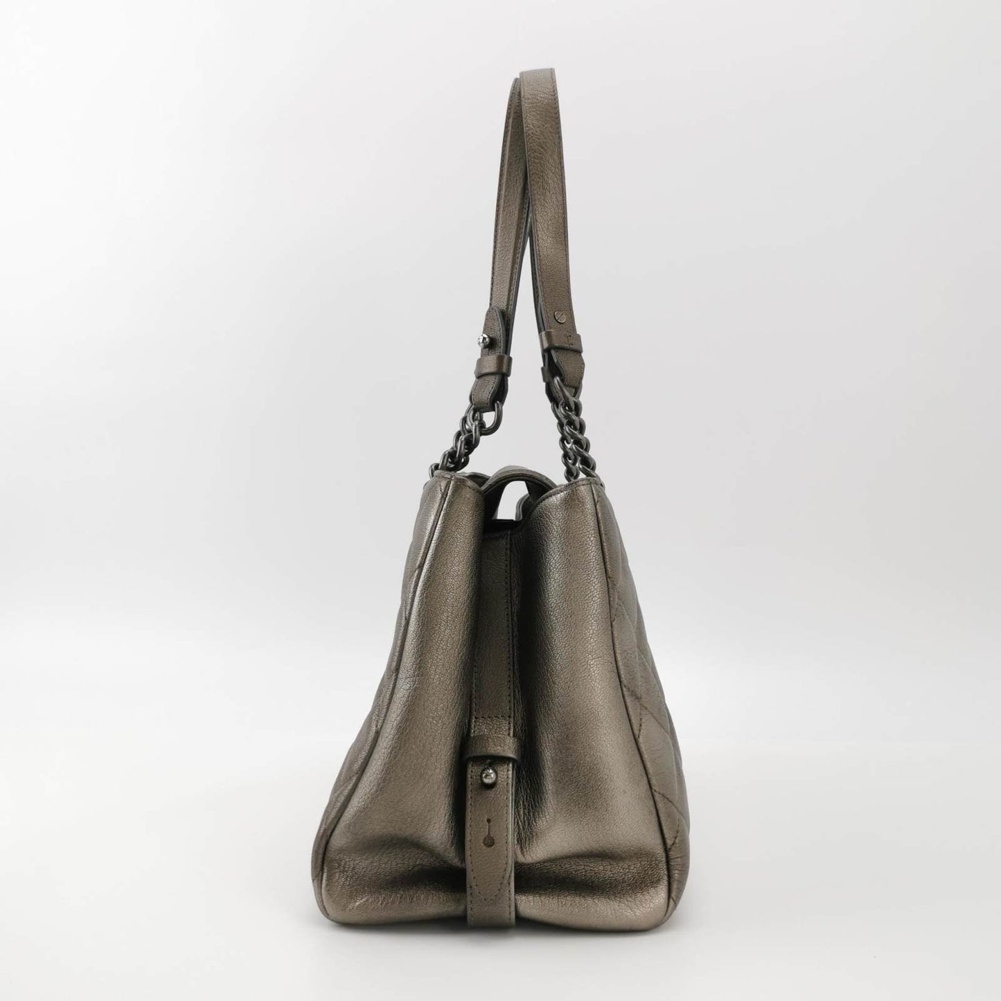 Chanel Portobello ChainTote Bronze Silver Tote Bag