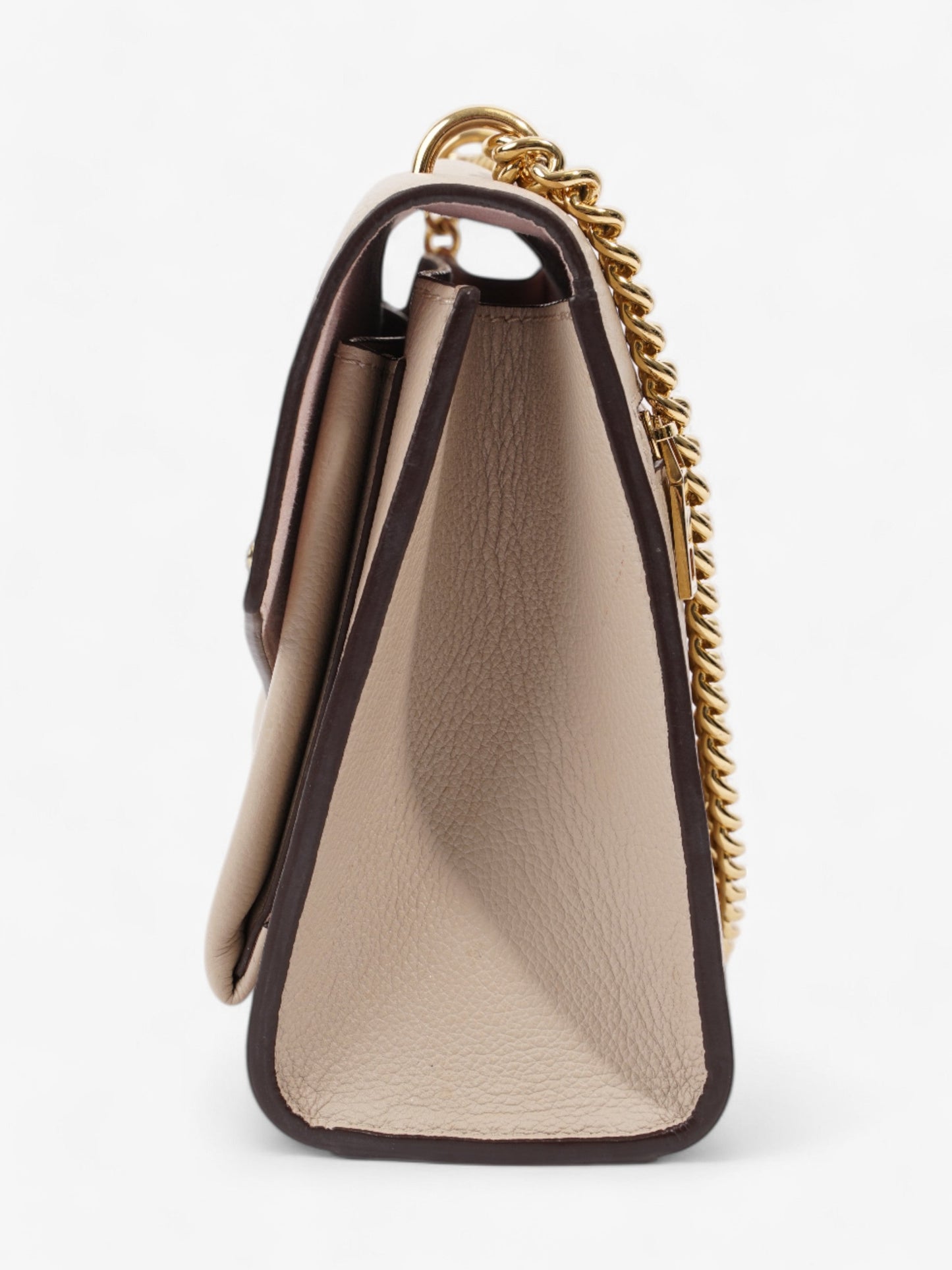 Louis Vuitton Mylockme Greige BB Leather Calfskin Handbag