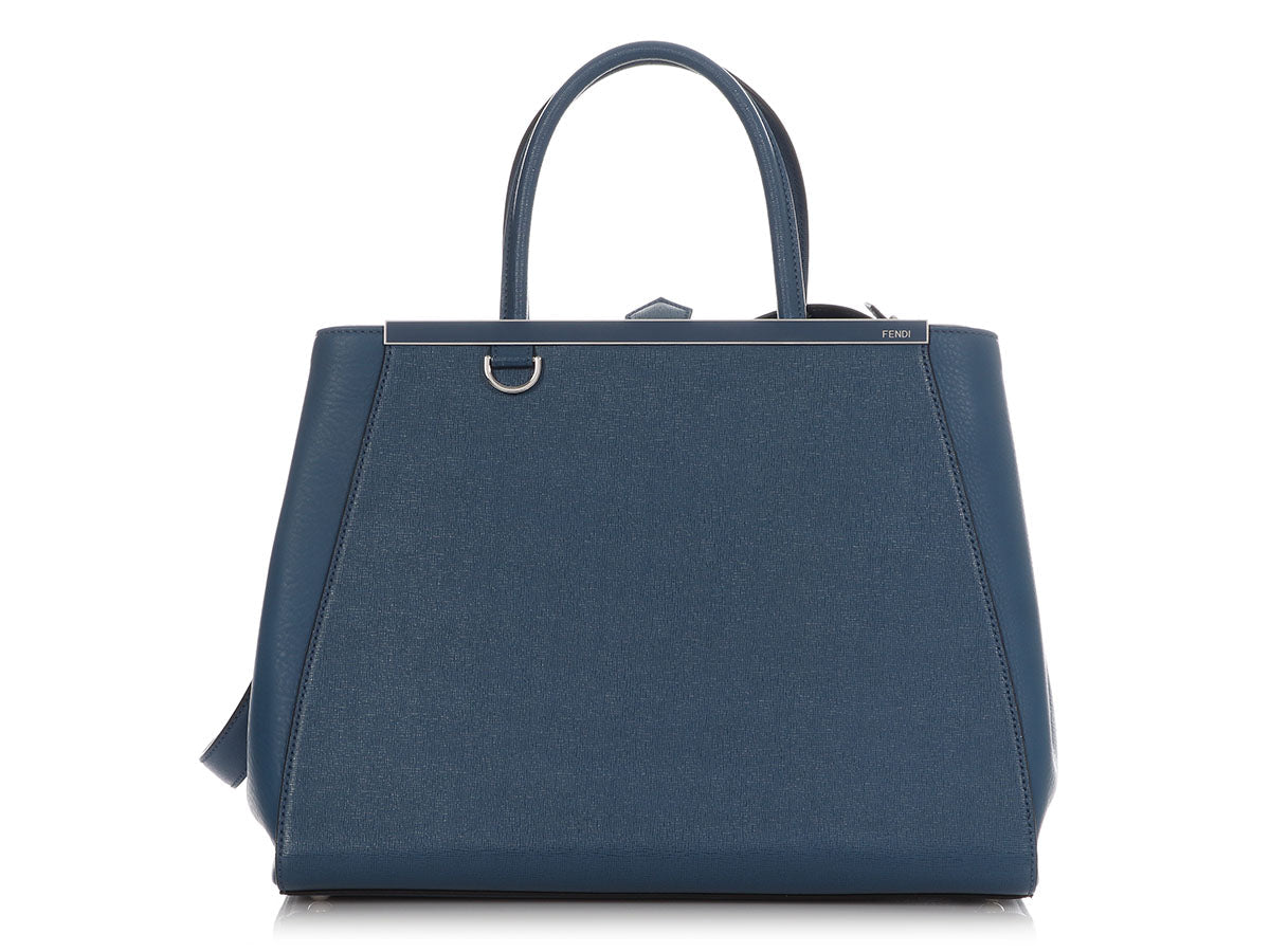 Fendi Regular 2Jours Shoulder Bag Blue