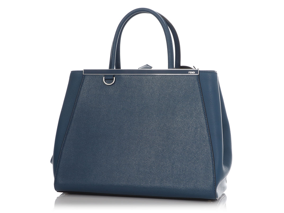 Fendi Regular 2Jours Shoulder Bag Blue