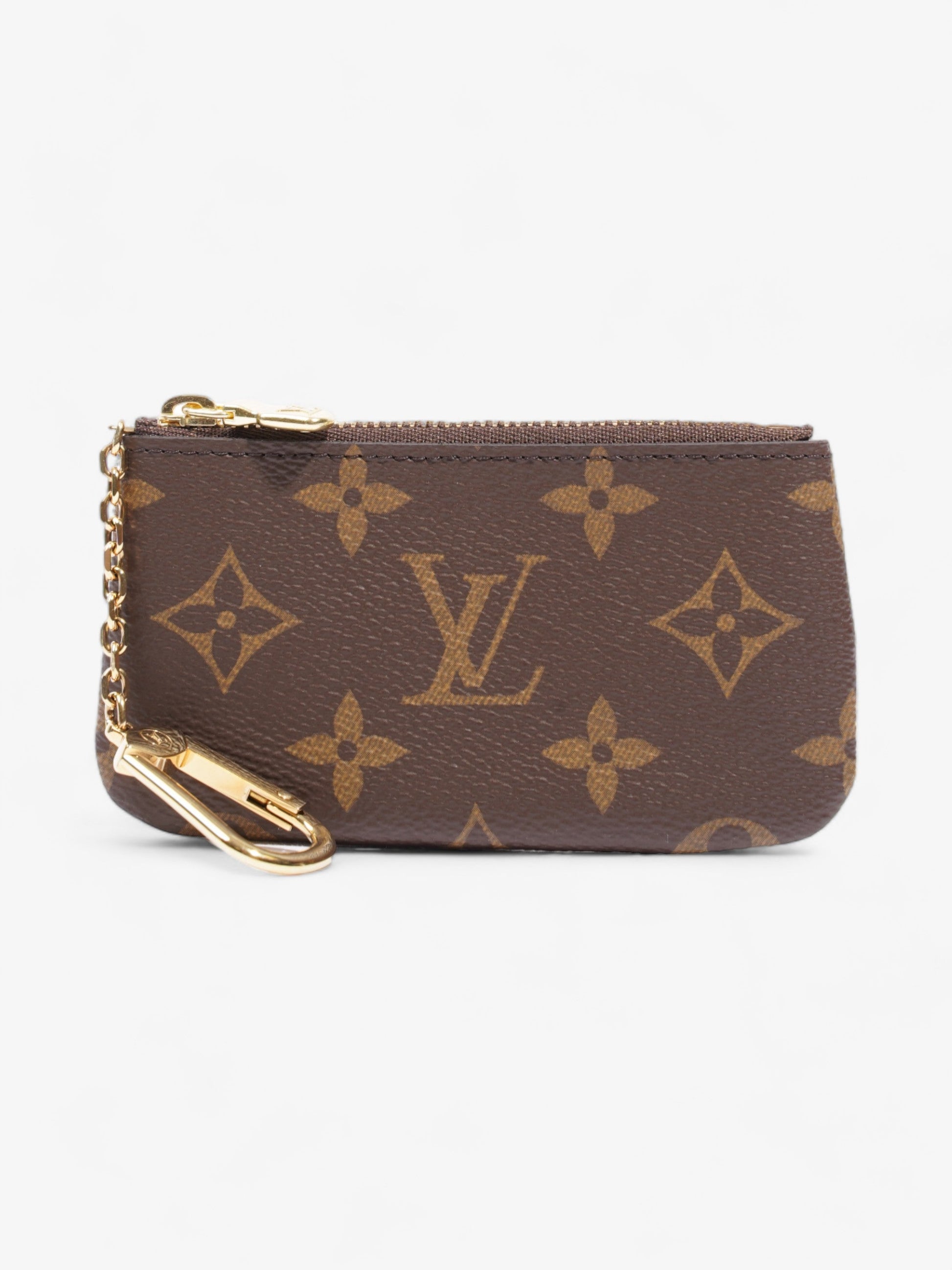 Louis Vuitton Coated Monogram Canvas Coated Canvas Key Pouch Wallet Case