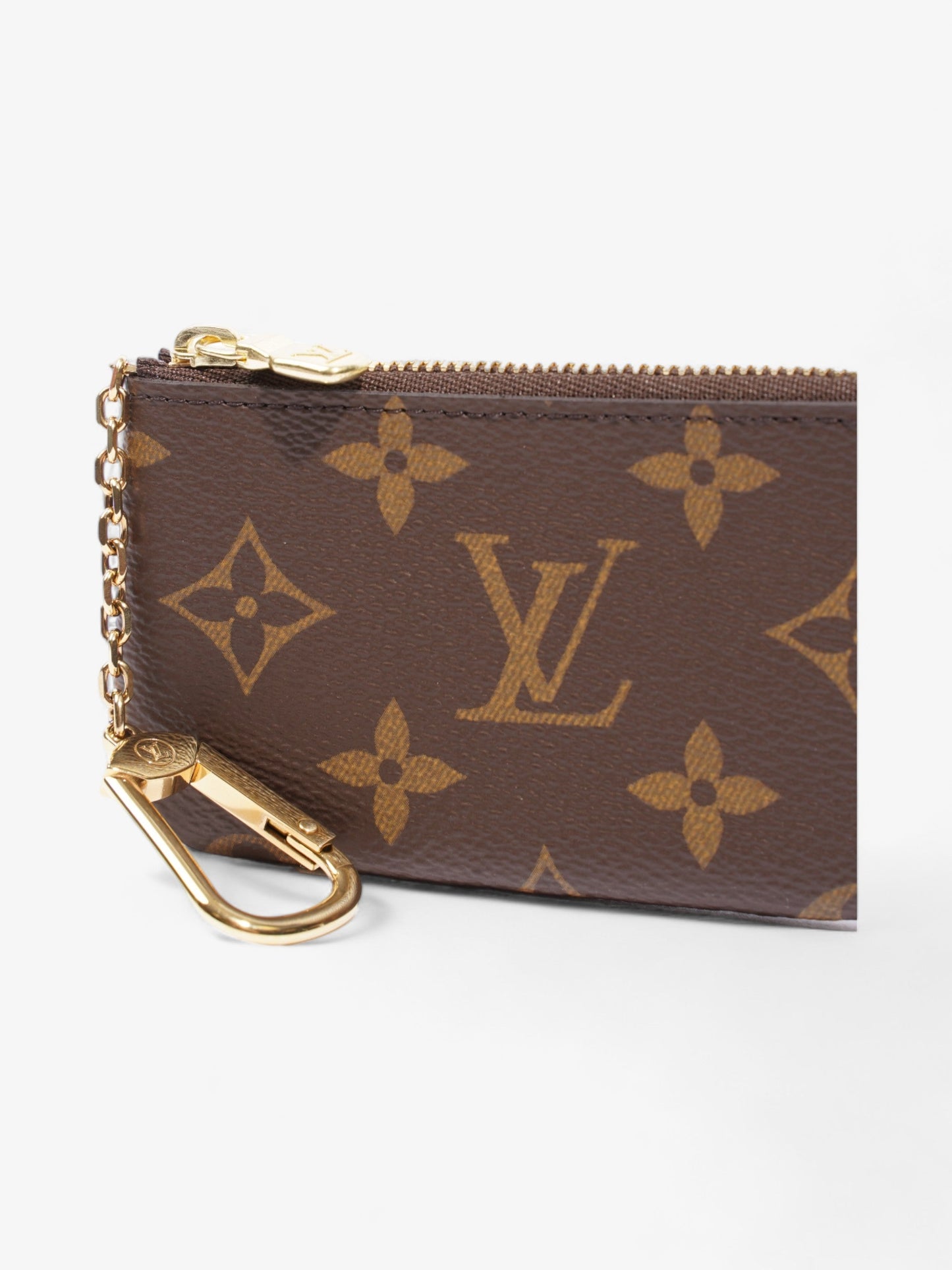 Louis Vuitton Coated Monogram Canvas Coated Canvas Key Pouch Wallet Case