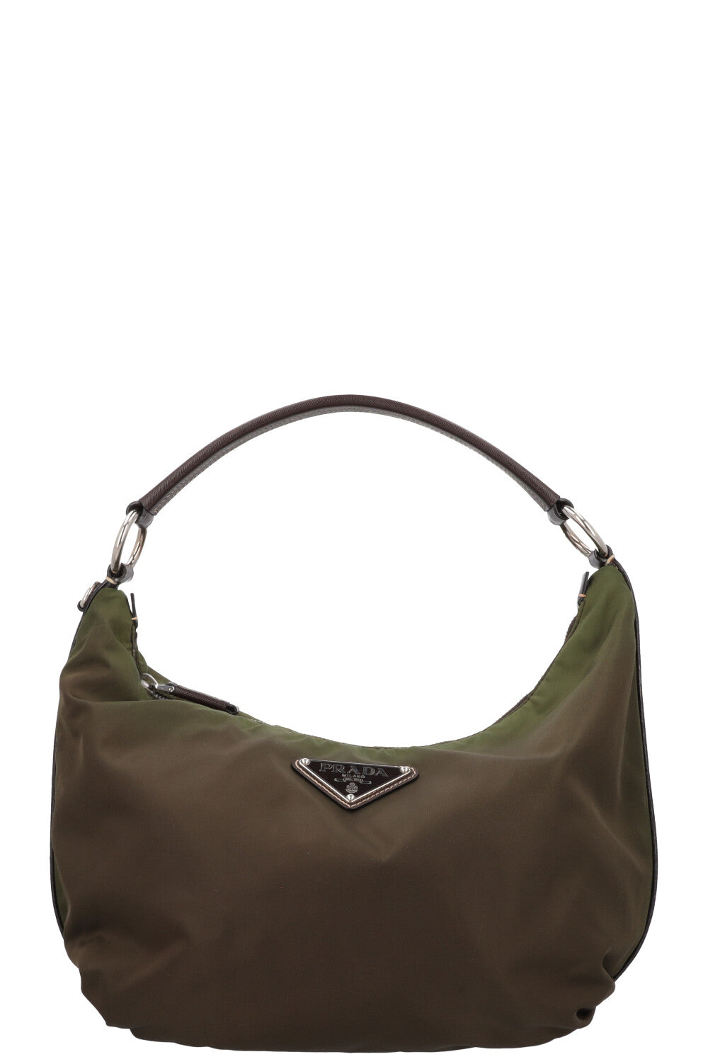 Prada Hobo Bag Nylon Green