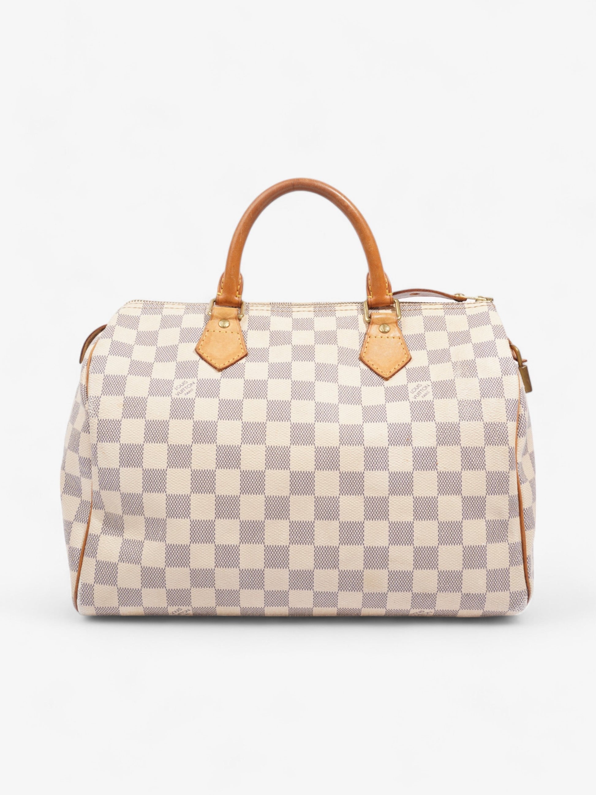 Louis Vuitton Speedy Azur Coated 30 Canvas Coated Canvas Damier Apparel Canvas 33