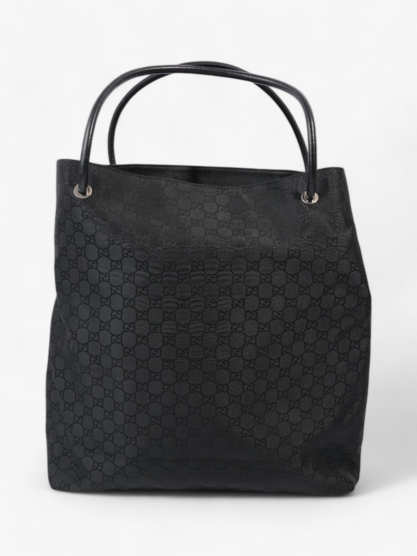 Gucci Gifford Tote Canvas Black Shoulder Bag