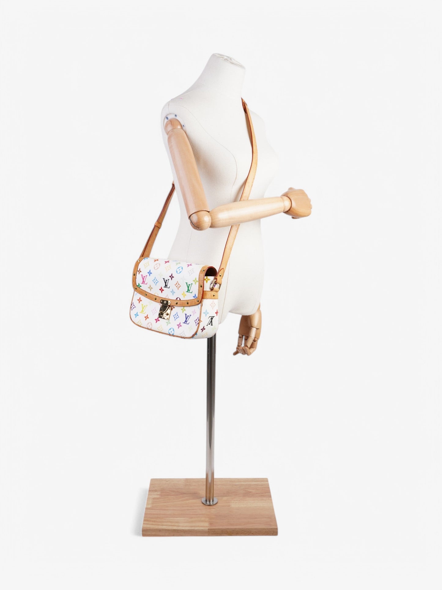 Louis Vuitton Sologne Coated Monogram Multicolour White Canvas Coated Canvas Apparel