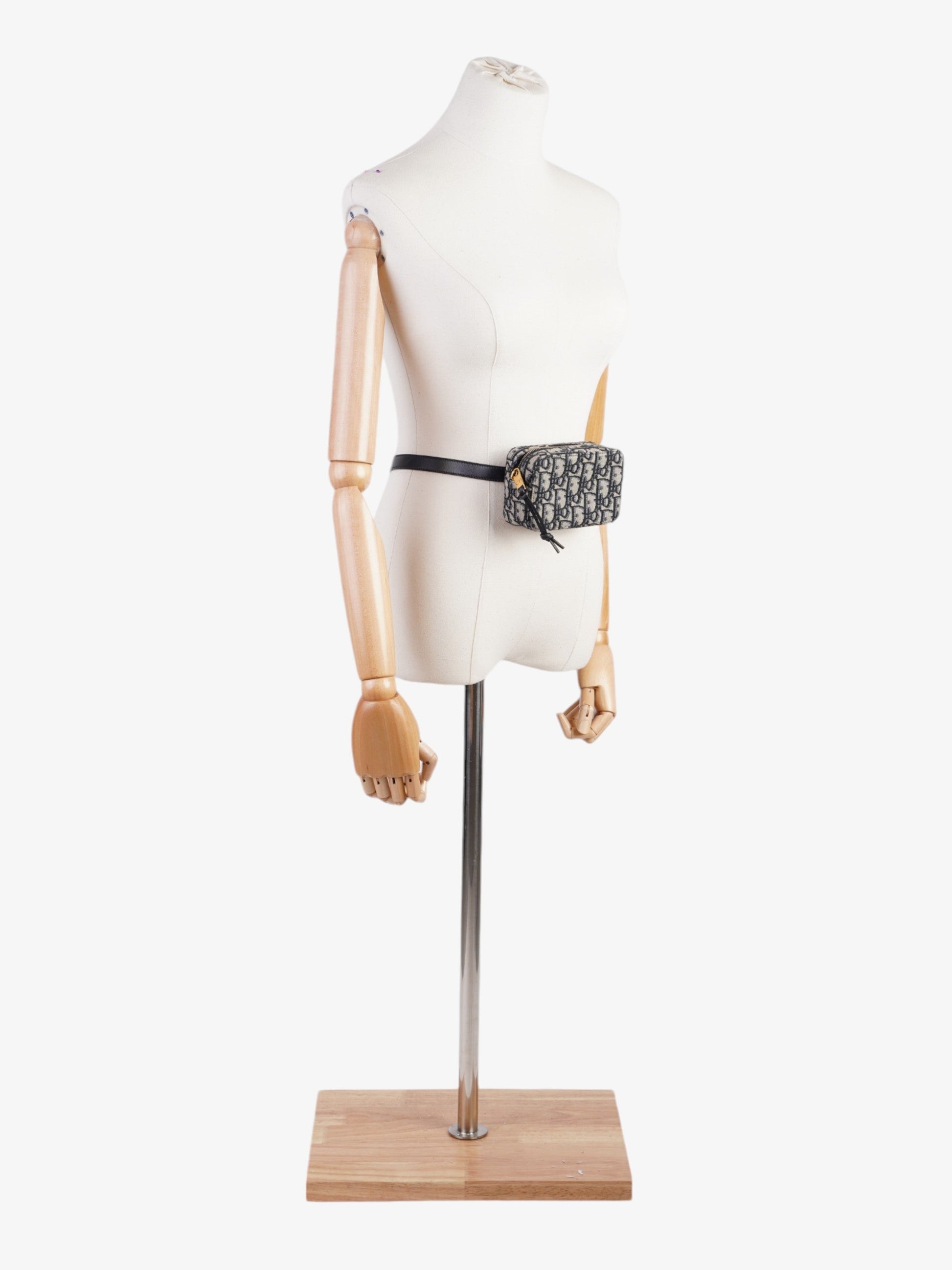 Dior Christian Oblique Belt Bag Oblique Fabric Blue