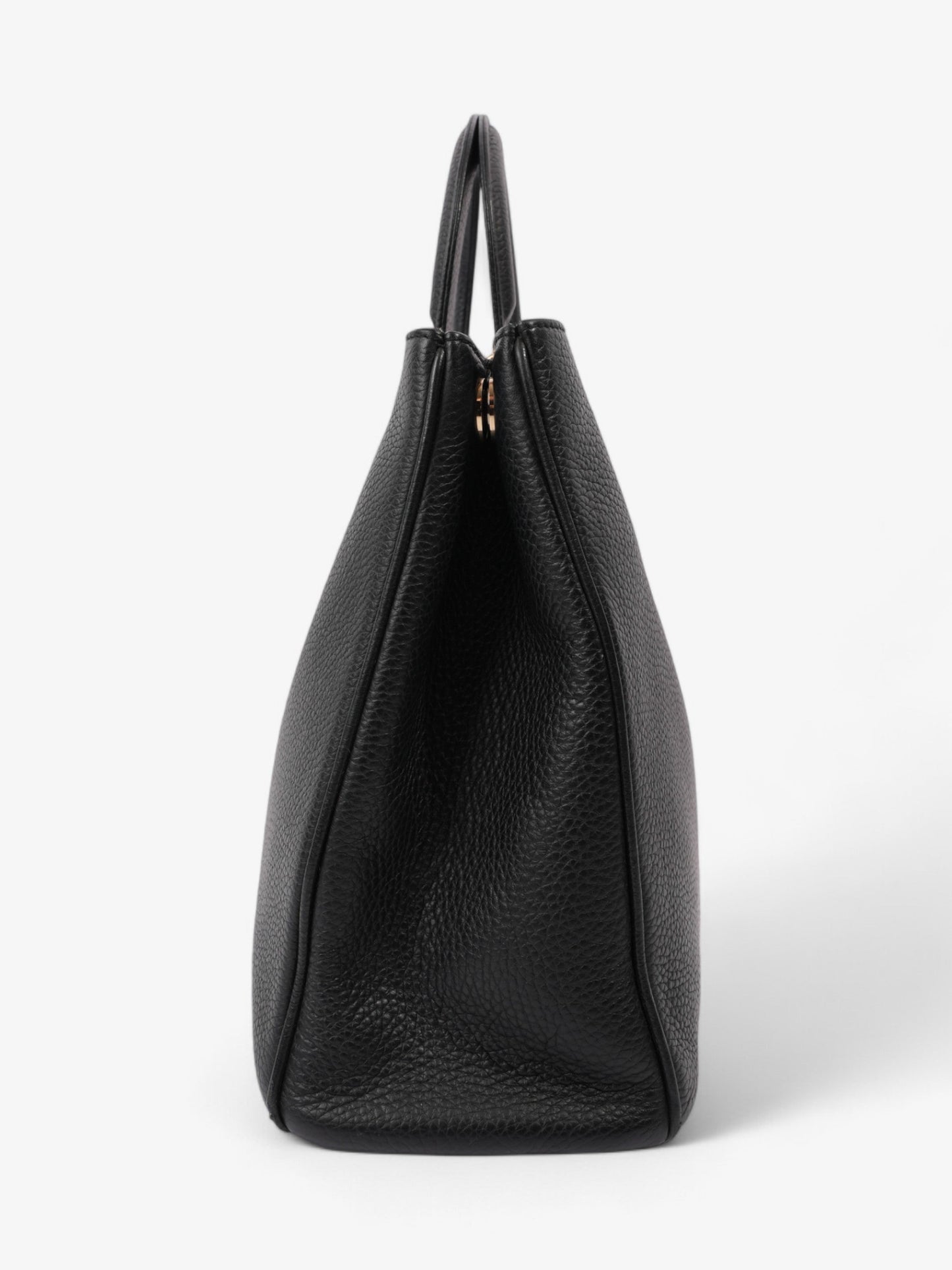 Dior Christian issimo Satchel Calfskin Leather Black Large Satchel Bag