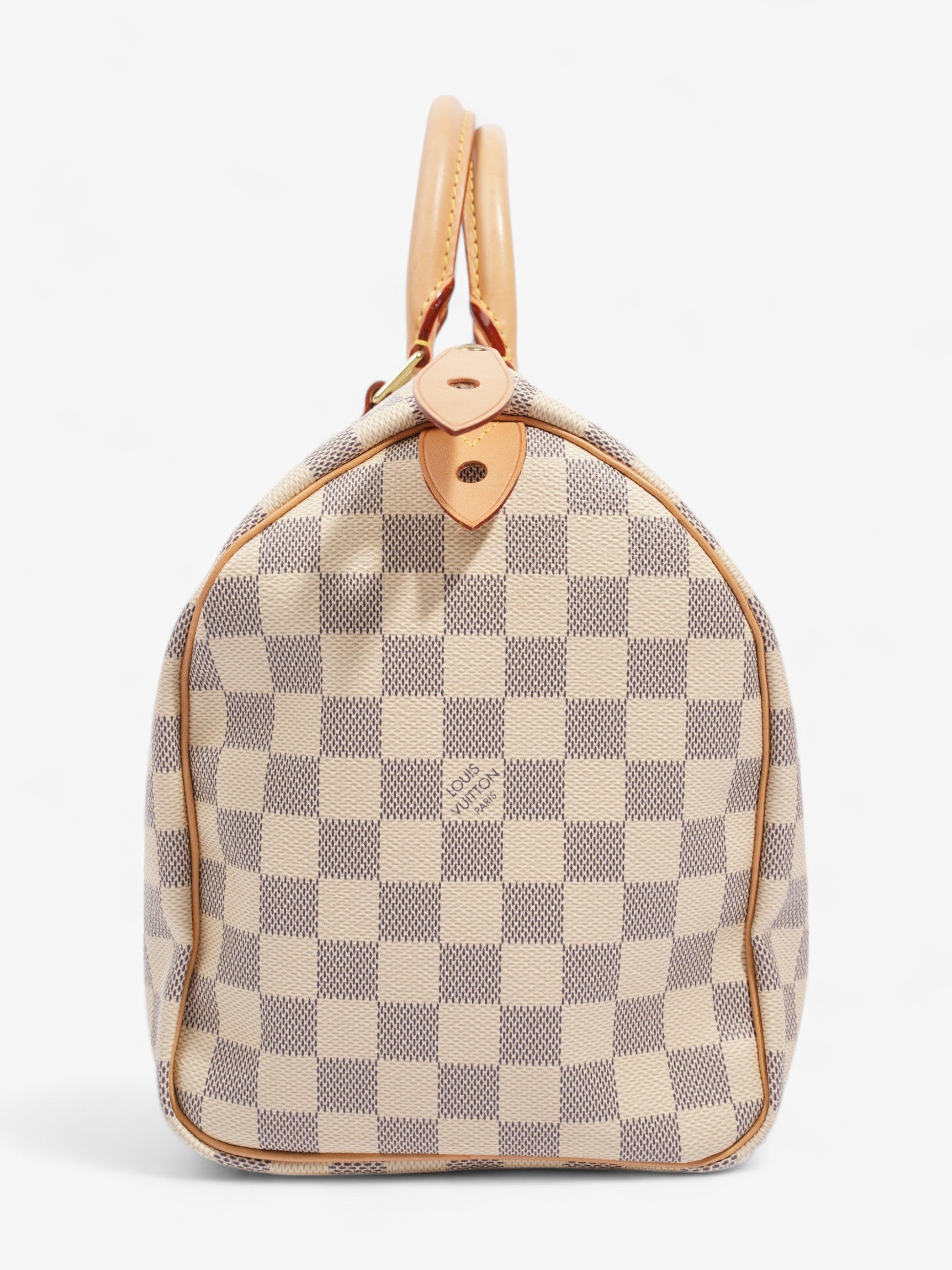 Louis Vuitton Speedy 30 Azur Coated Canvas Damier Apparel Canvas 3
