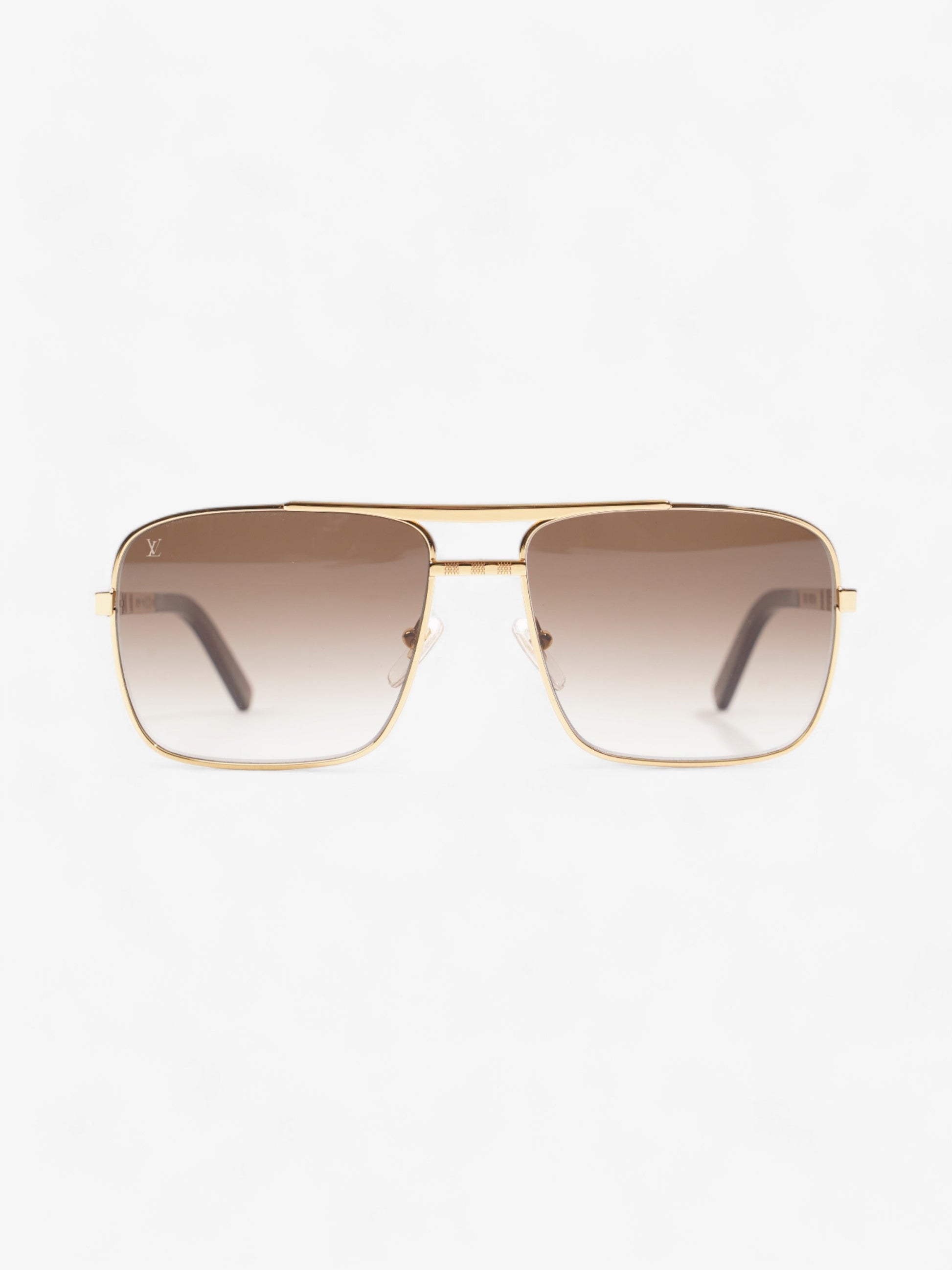 Louis Vuitton Attitude Sunglasses Base Brown Gold