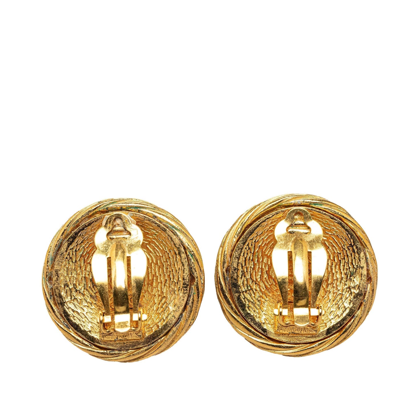 CHANEL CC Clip On Earrings Costume Earrings