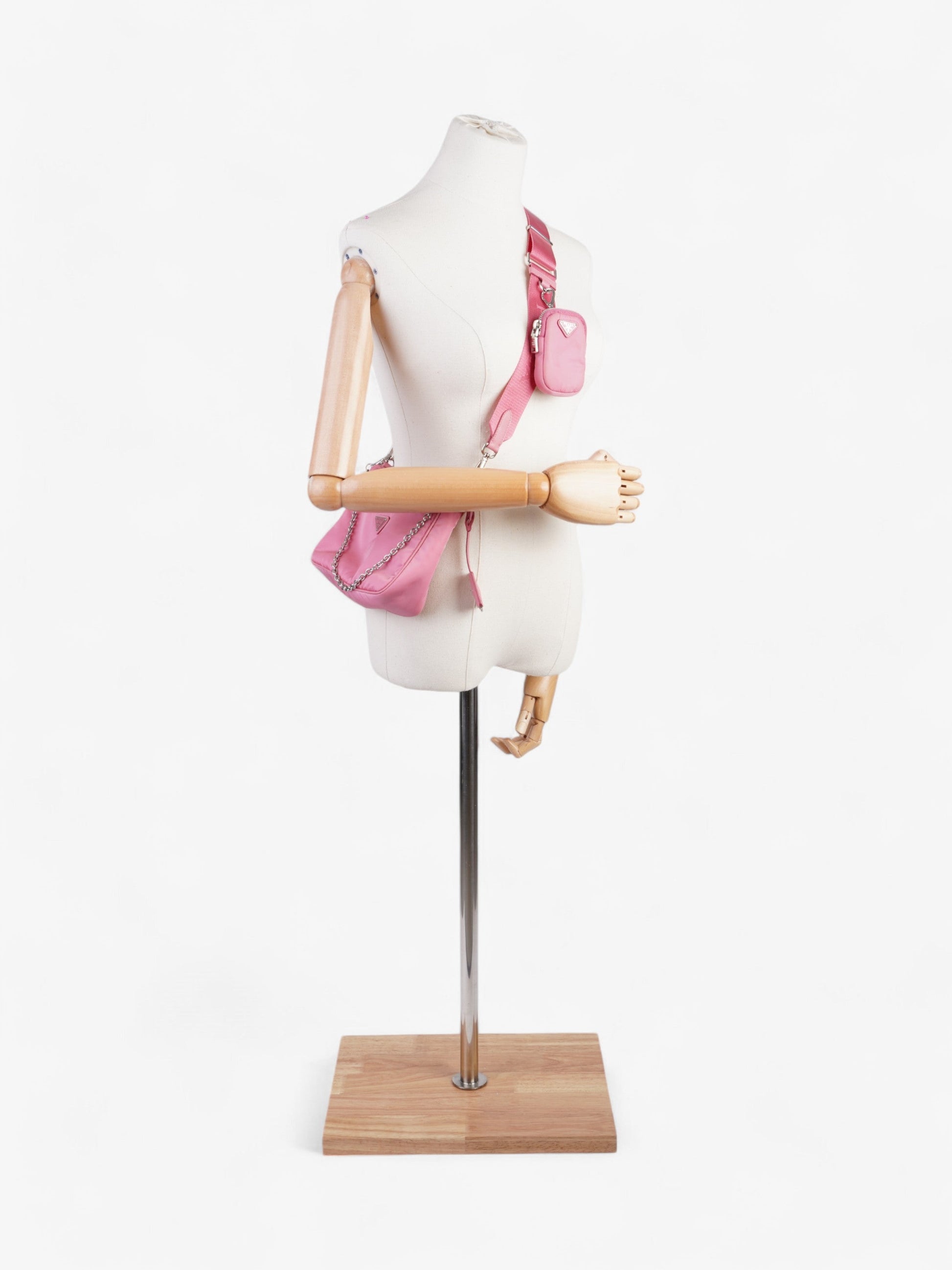 Prada Re Edition Crossbody Bag Nylon Pink