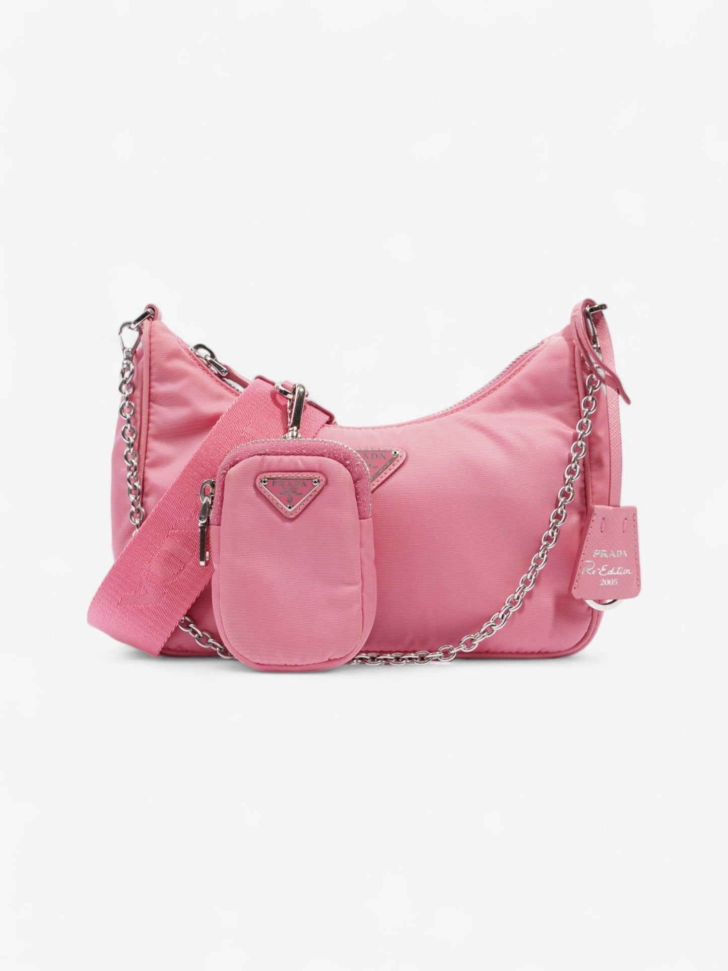 Prada Re Edition Crossbody Bag Nylon Pink