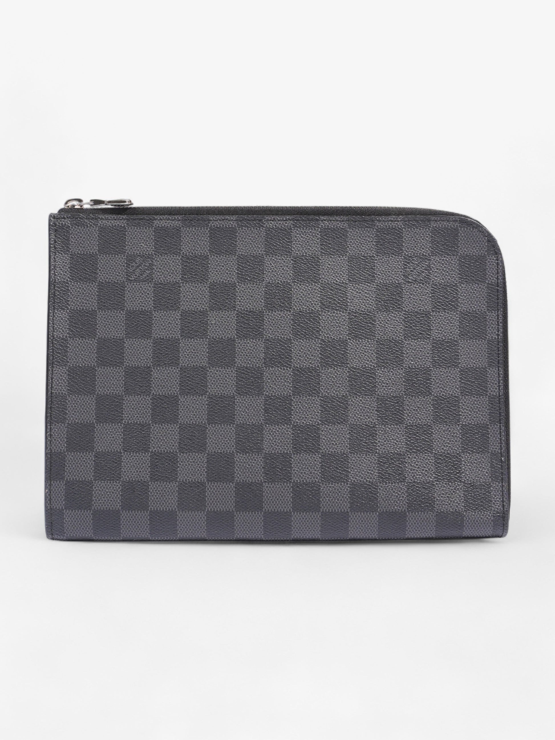 Louis Vuitton Pochette Jour PM Graphite Coated Damier Canvas Coated Canvas Apparel