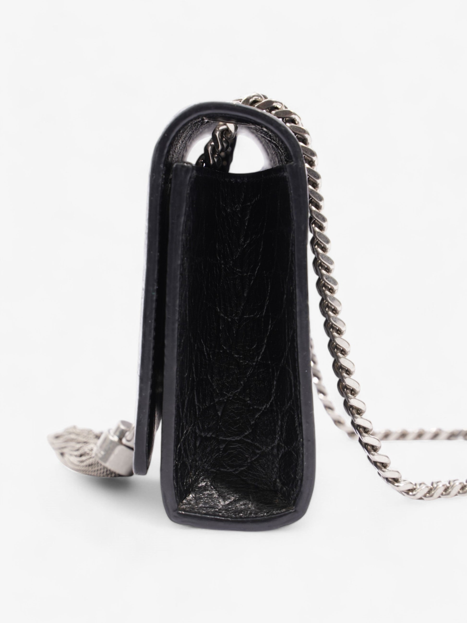 YSL Saint Laurent Kate Tassel Bag Calfskin Leather Black Small Crossbody Bag