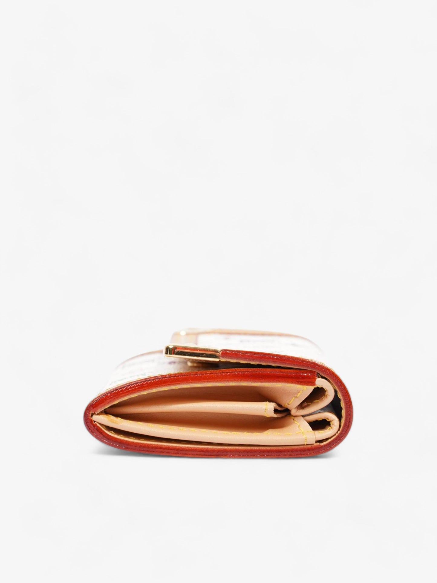 Louis Vuitton Murakami Multicoloured Monogram Leather White Wallet Case