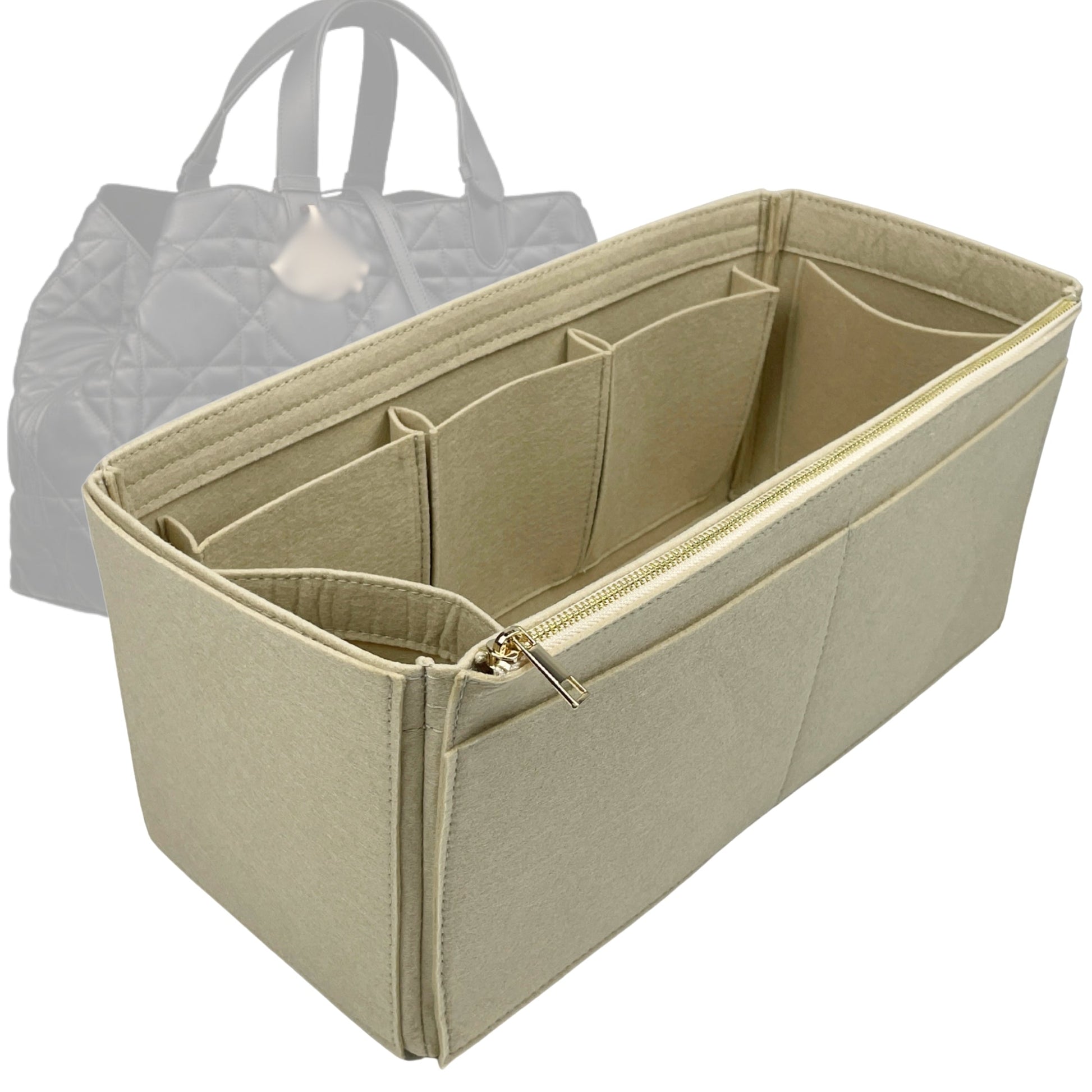 Dior Handbag Organizer for Toujours Bag, Bag Insert Felt, Medium