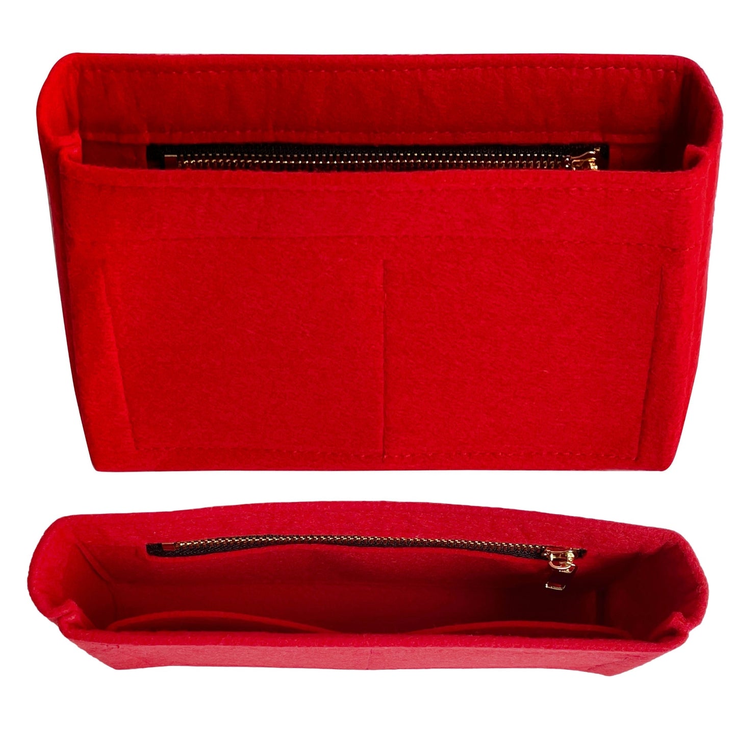 Prada Hobo Bag Organizer for , Bag Insert Felt, Leather Zip