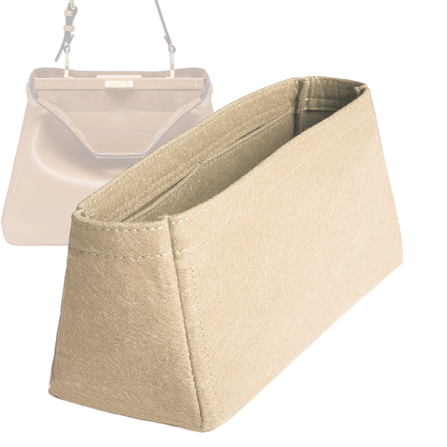Fendi Handbag Organizer for Peekaboo X-Lite , Bag Insert Medium