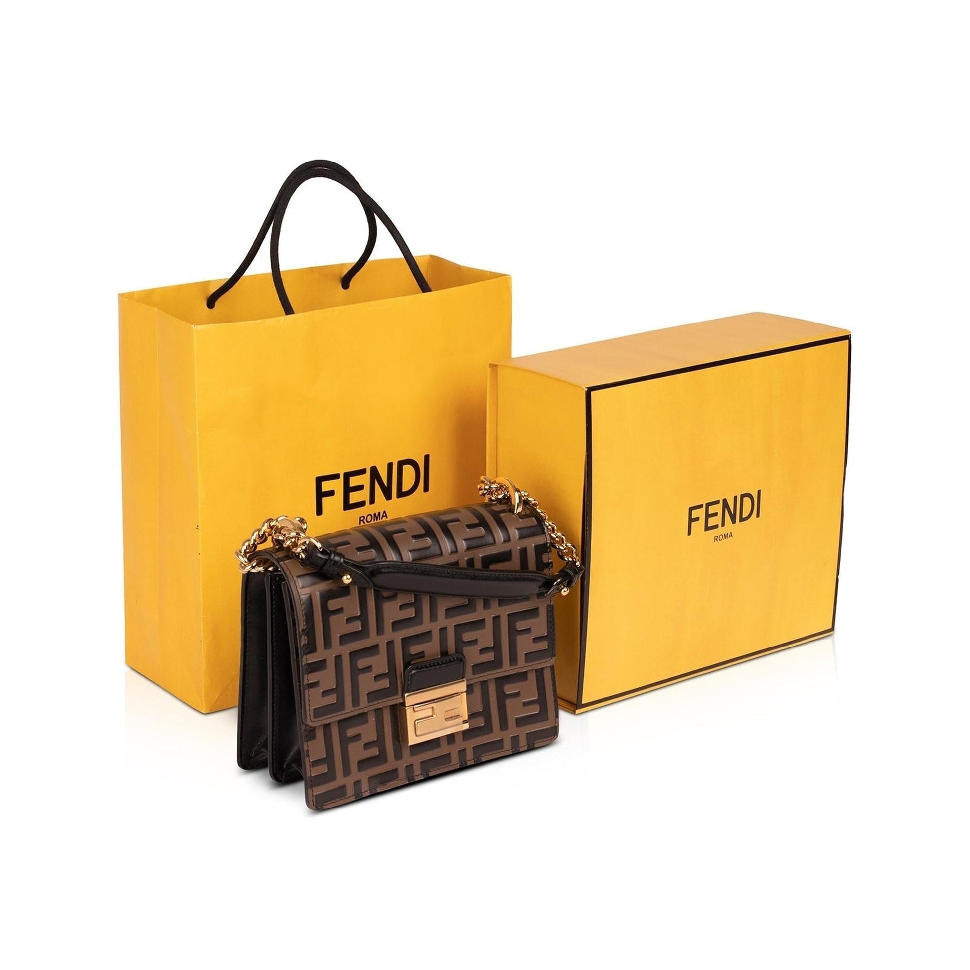 Fendi Kan Shoulder Bag Small Receipts 37120