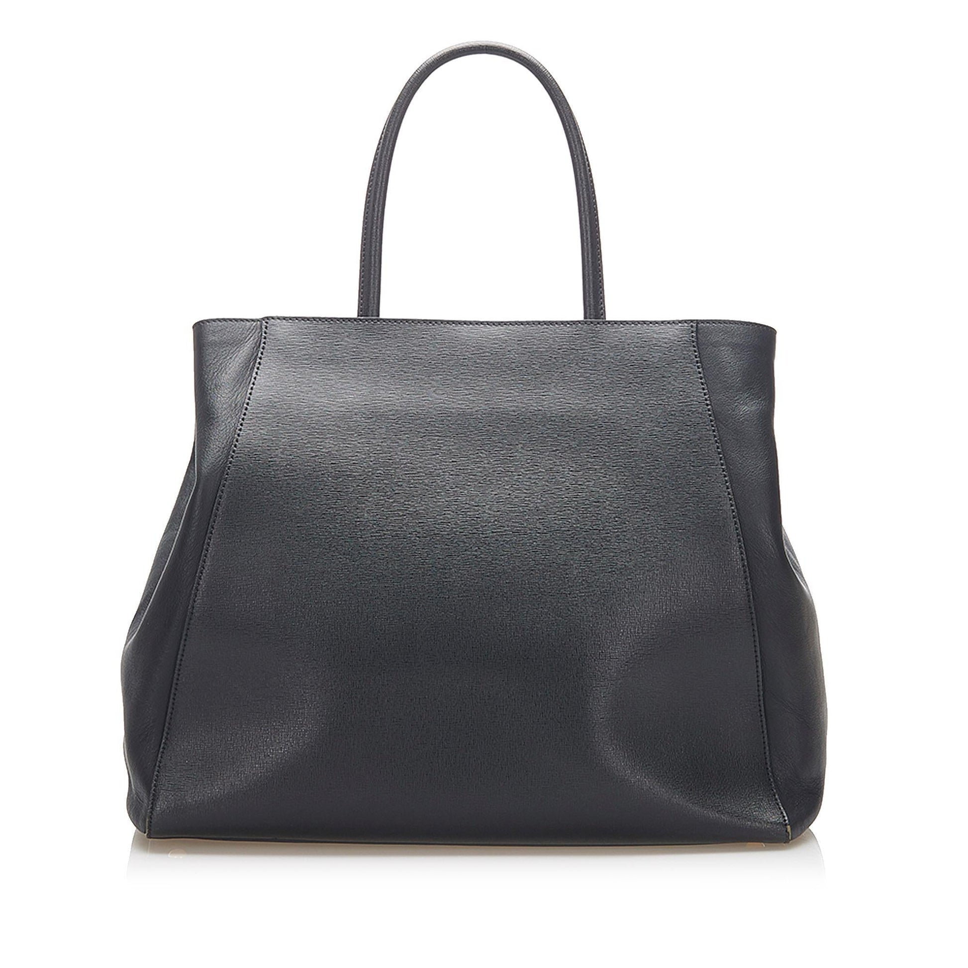 Fendi 2Jours Handbag Shg Leather Satchel Bag