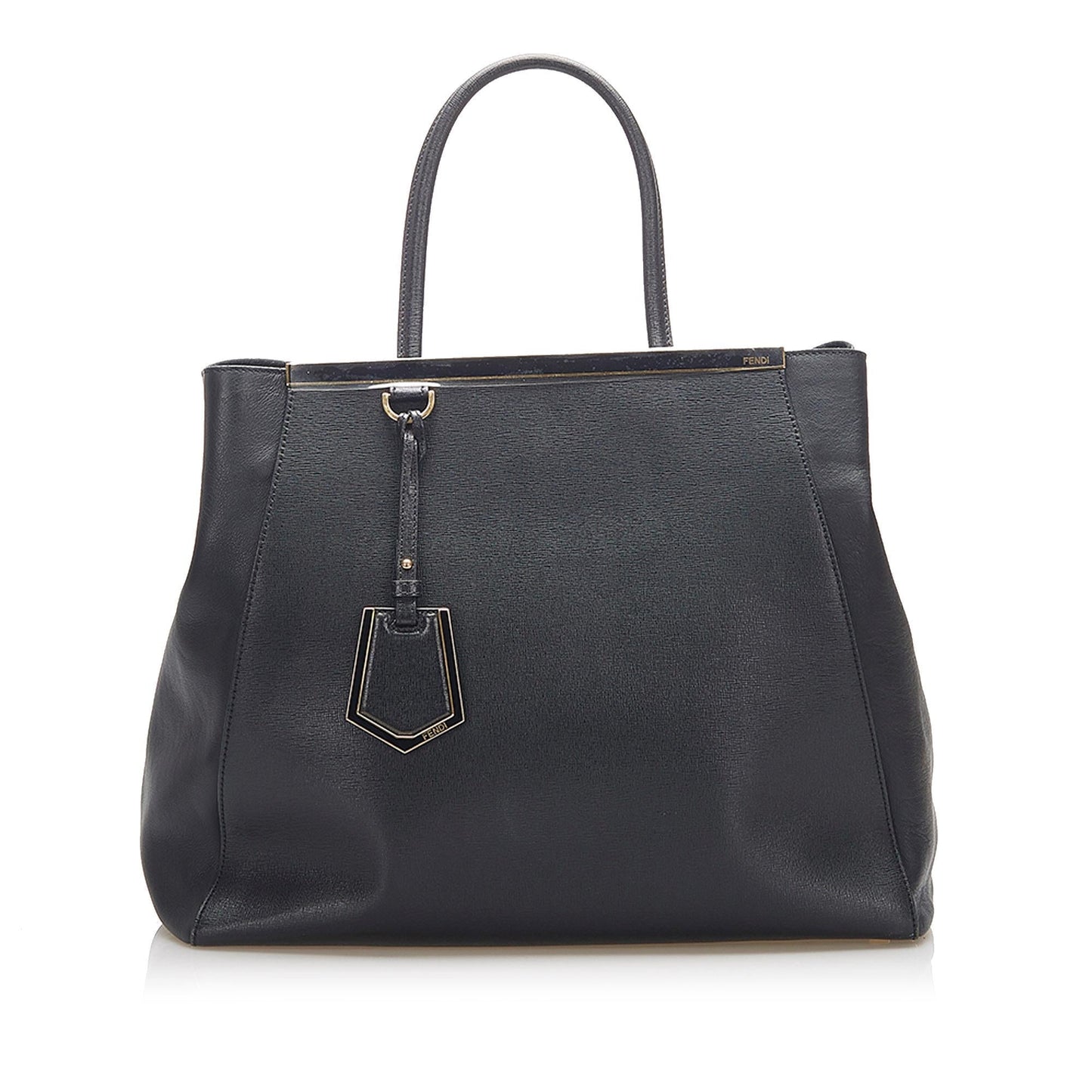 Fendi 2Jours Handbag Shg Leather Satchel Bag
