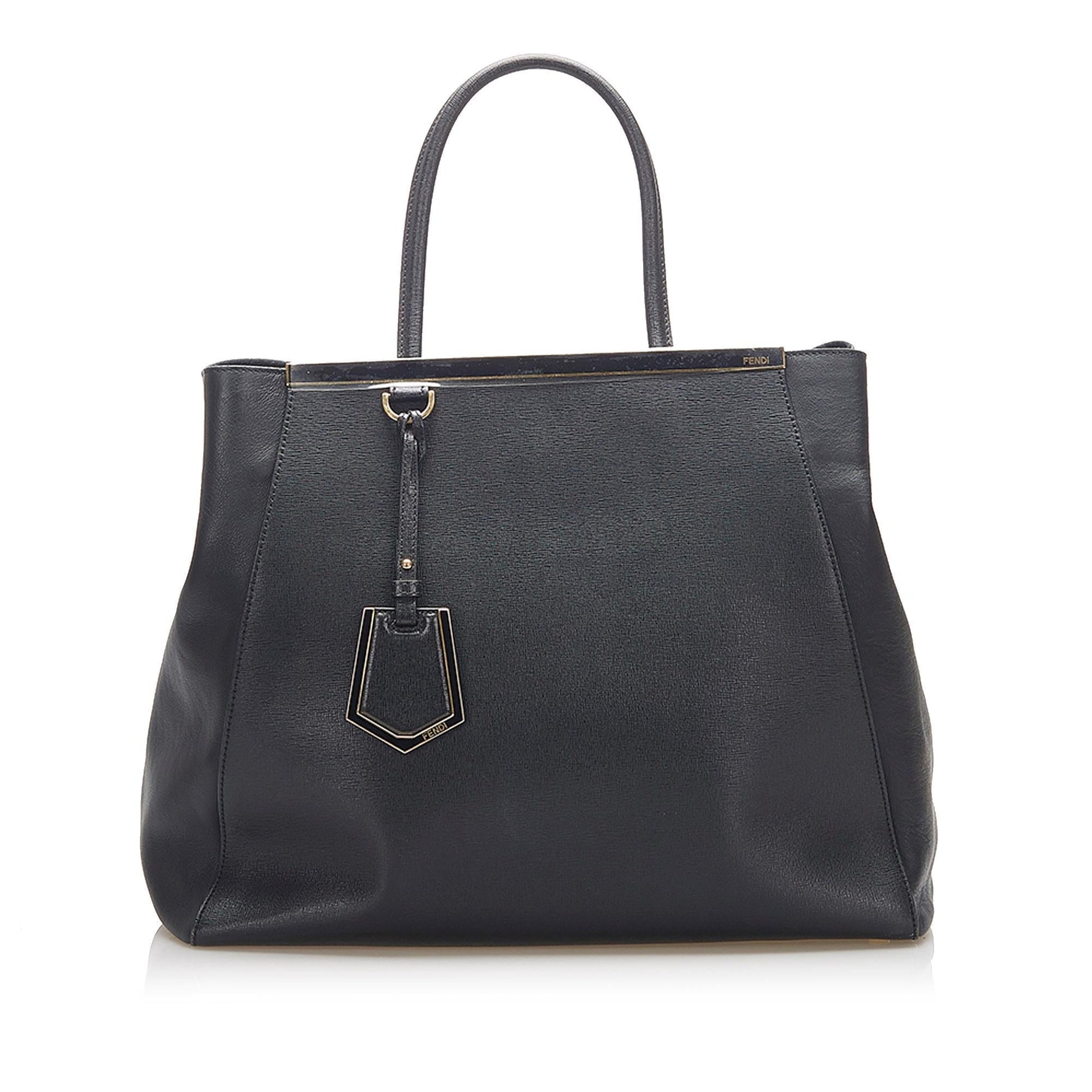 Fendi 2Jours Handbag Shg Leather Satchel Bag