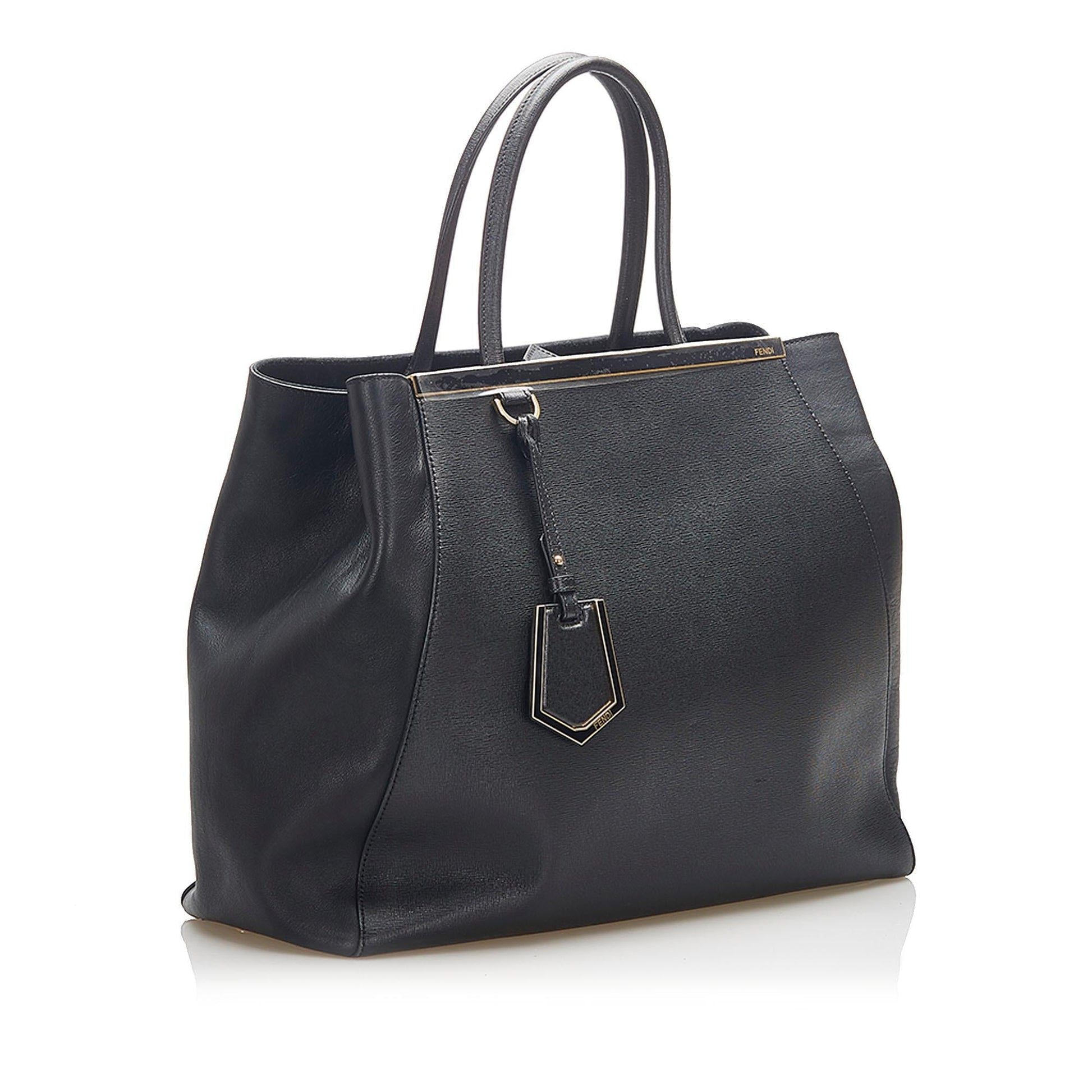 Fendi 2Jours Handbag Shg Leather Satchel Bag