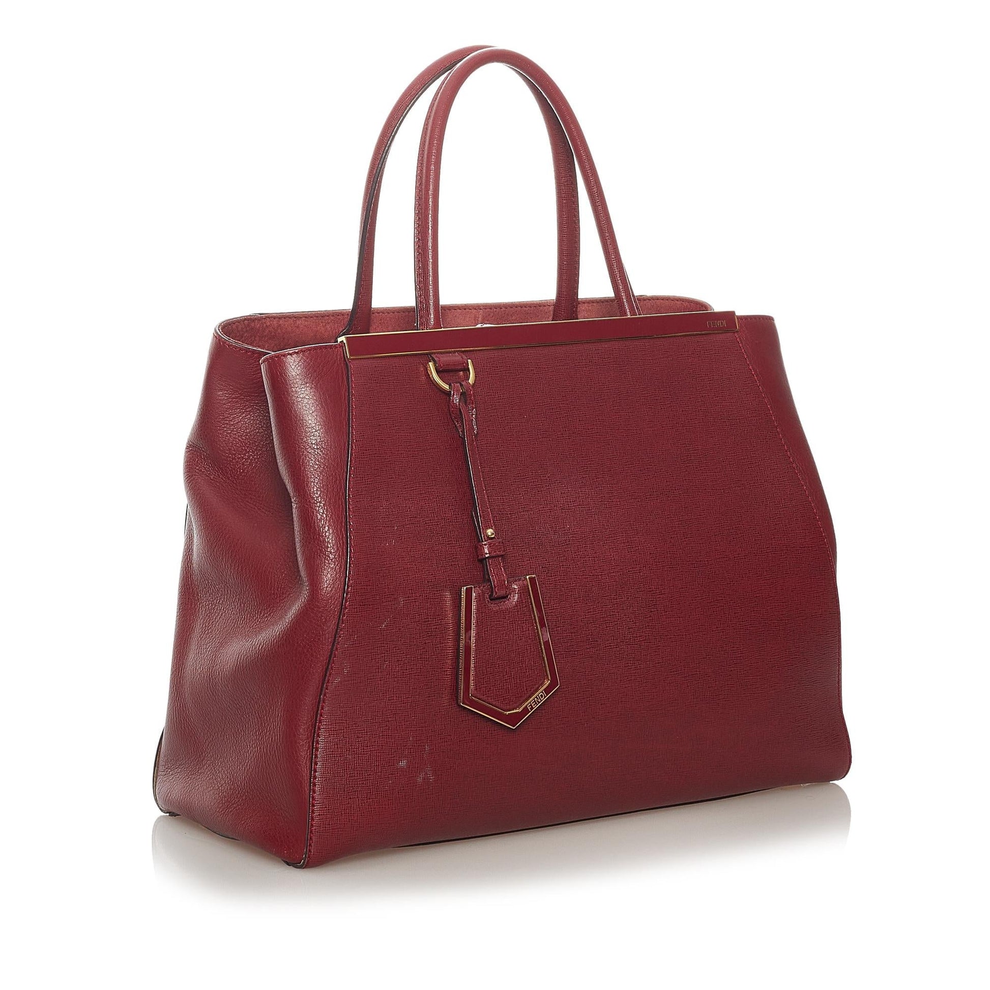 Fendi 2Jours Handbag Shg Leather Satchel Bag Handbag Shg 27433