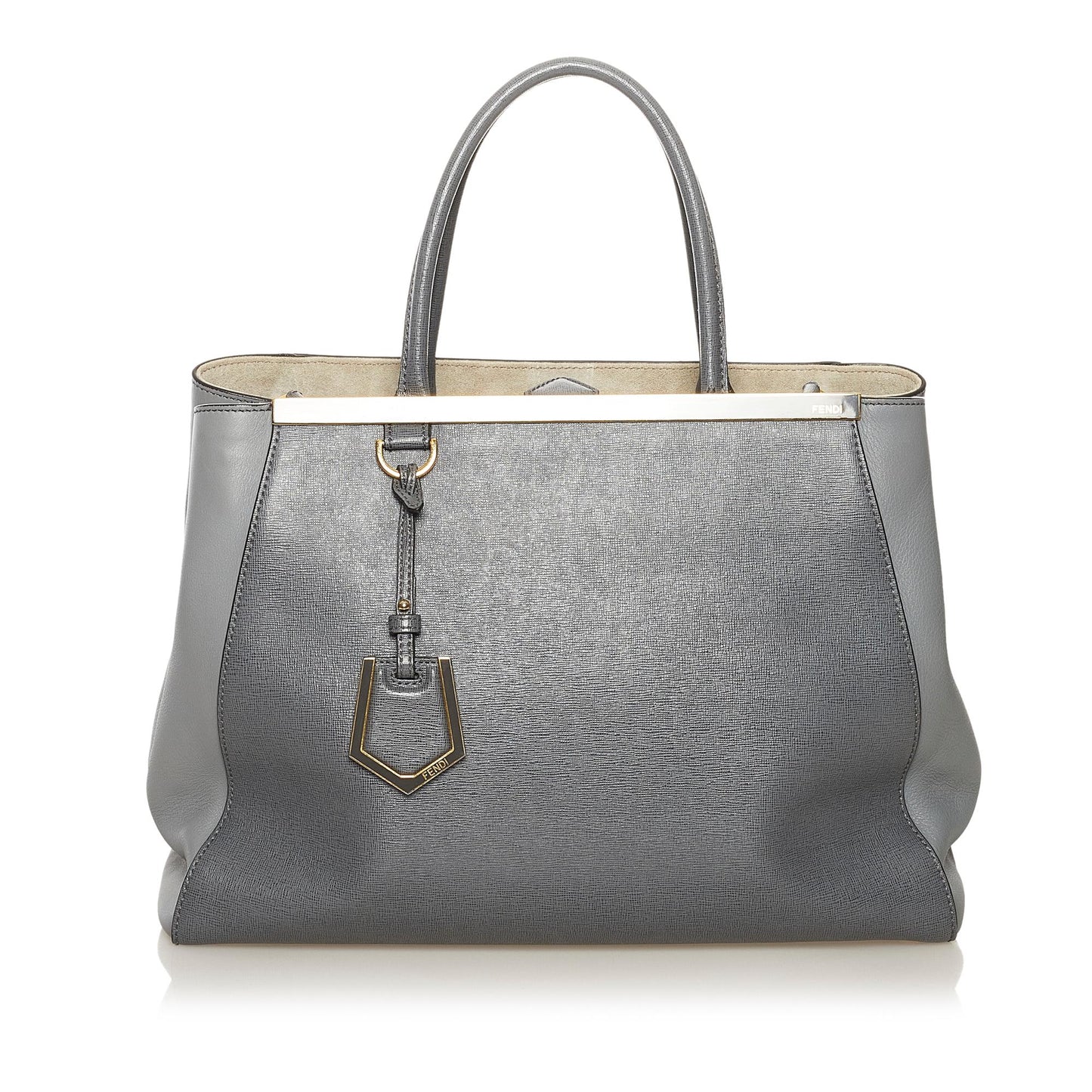 Fendi 2Jours Satchel Shg Leather Satchel Bag
