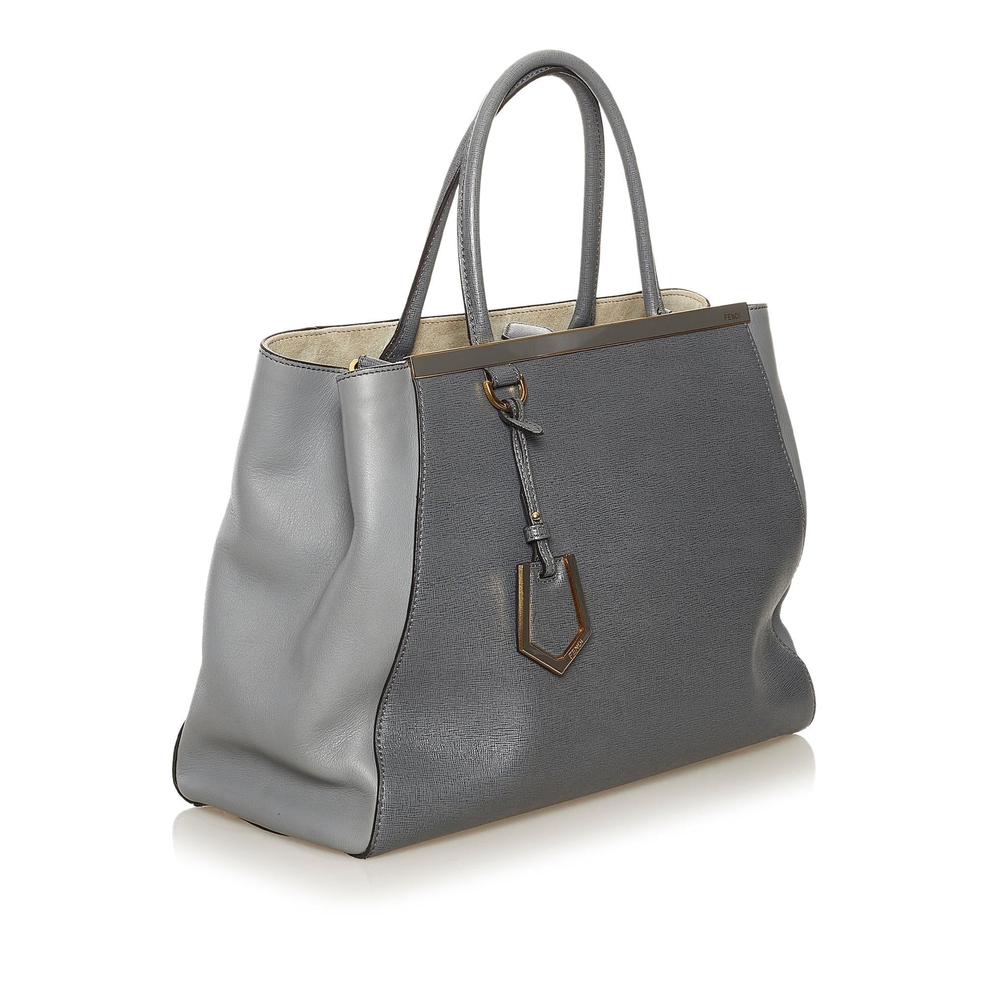 Fendi 2Jours Satchel Shg Leather Satchel Bag