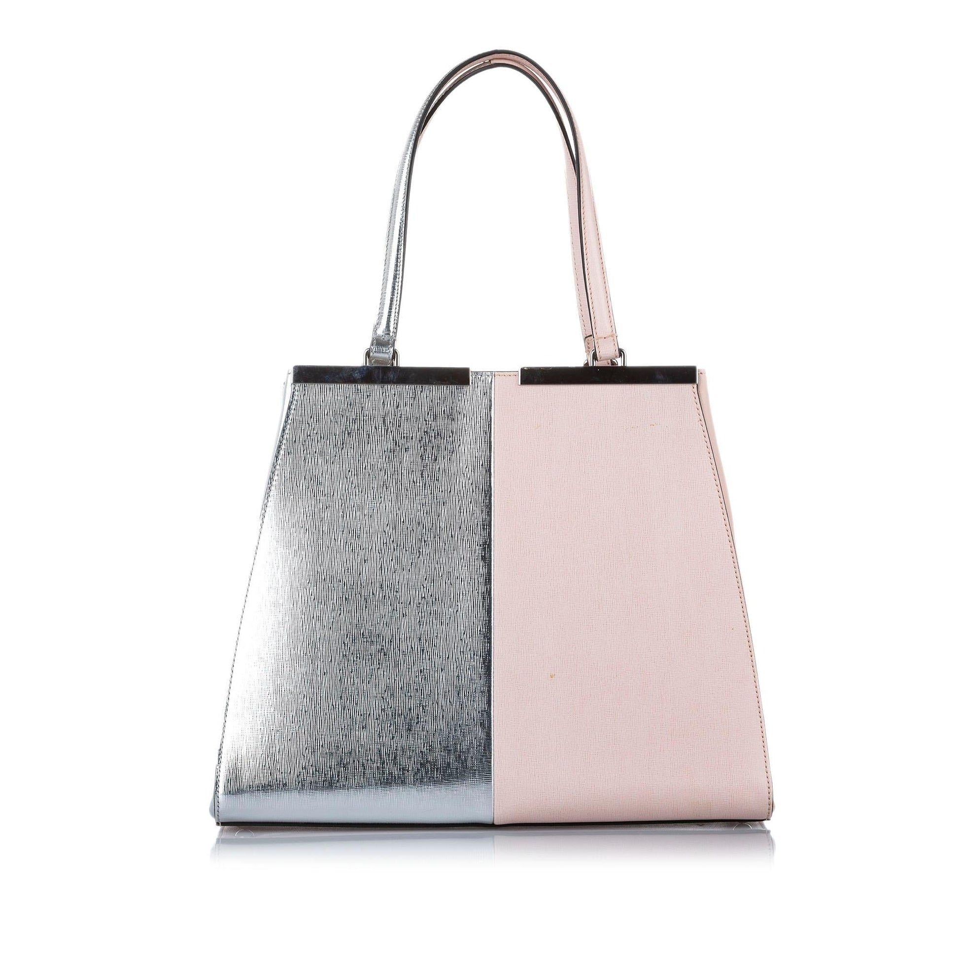 Fendi 2Jours Tote Bag Shg Leather