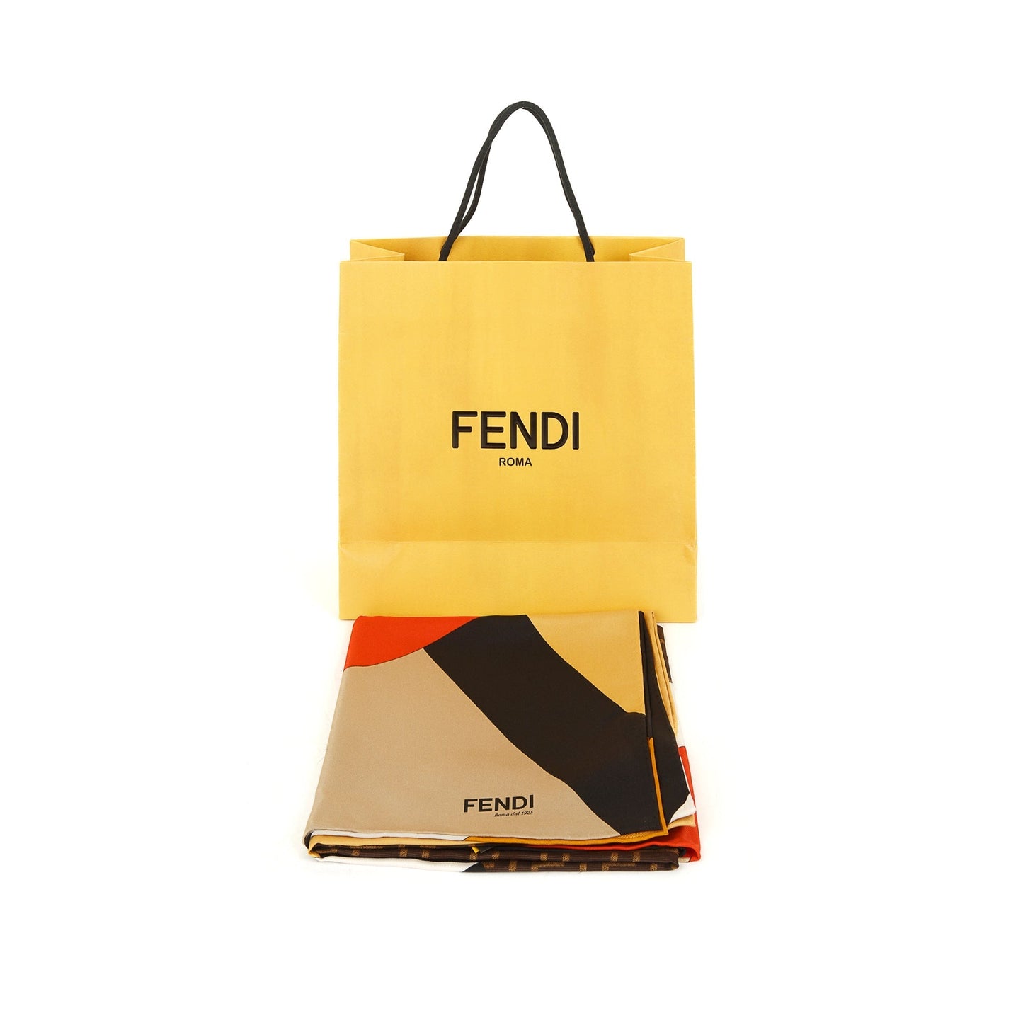 Fendi 3D Zucca Silk Twill Foulard Travel Bag
