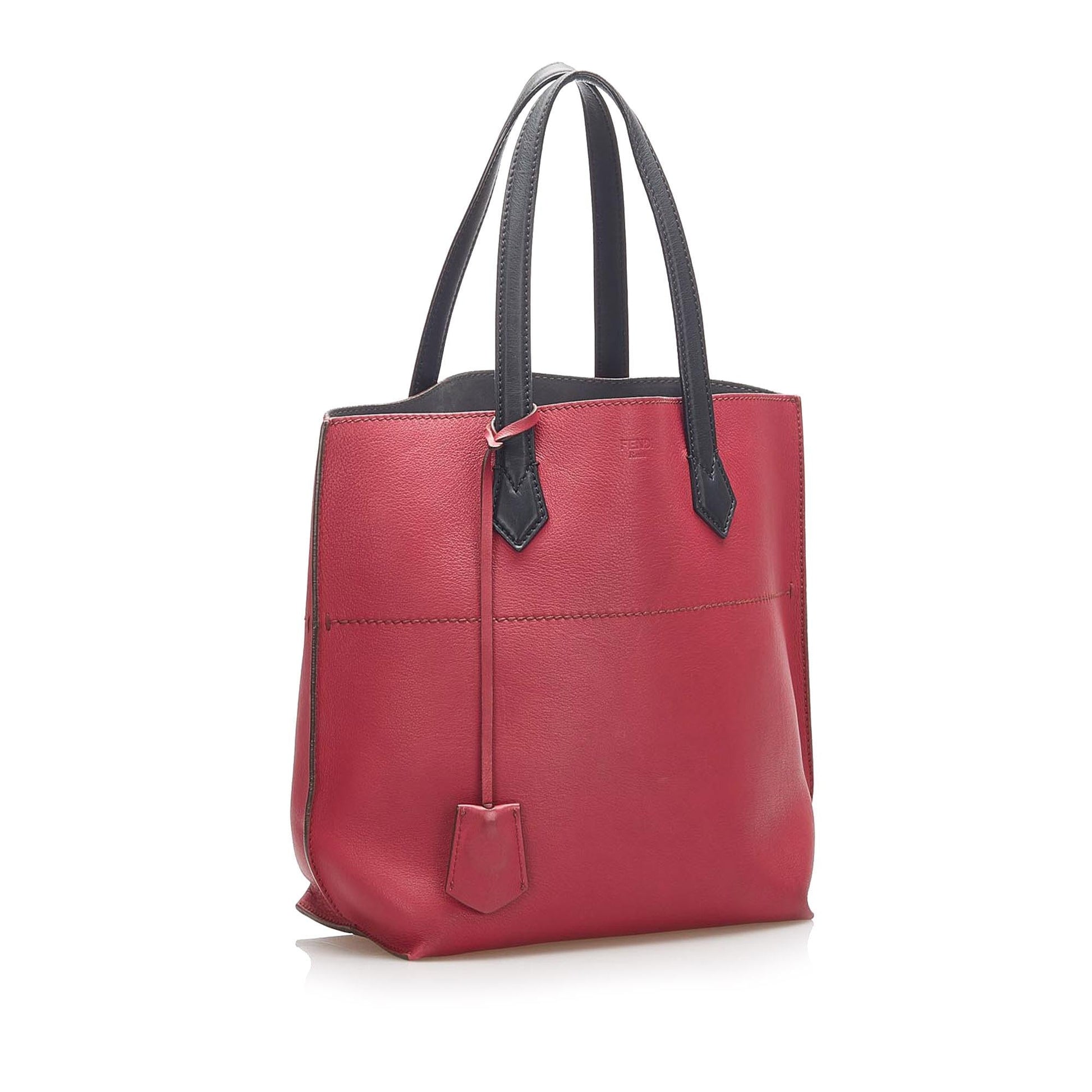 Fendi All Shopper Tote Bag Shg Leather