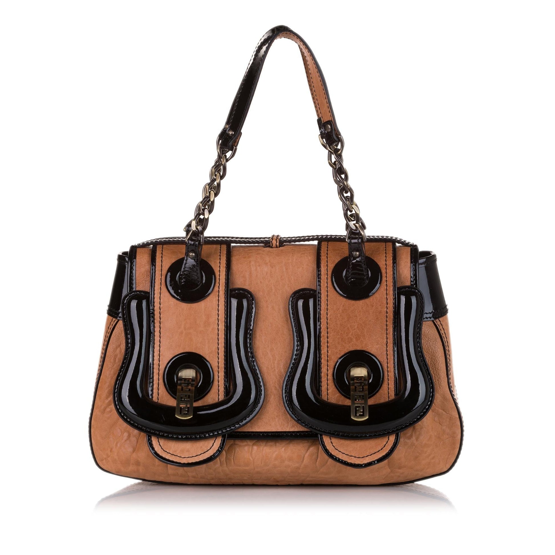 Fendi Bag Handbag Shg Leather Satchel Bag