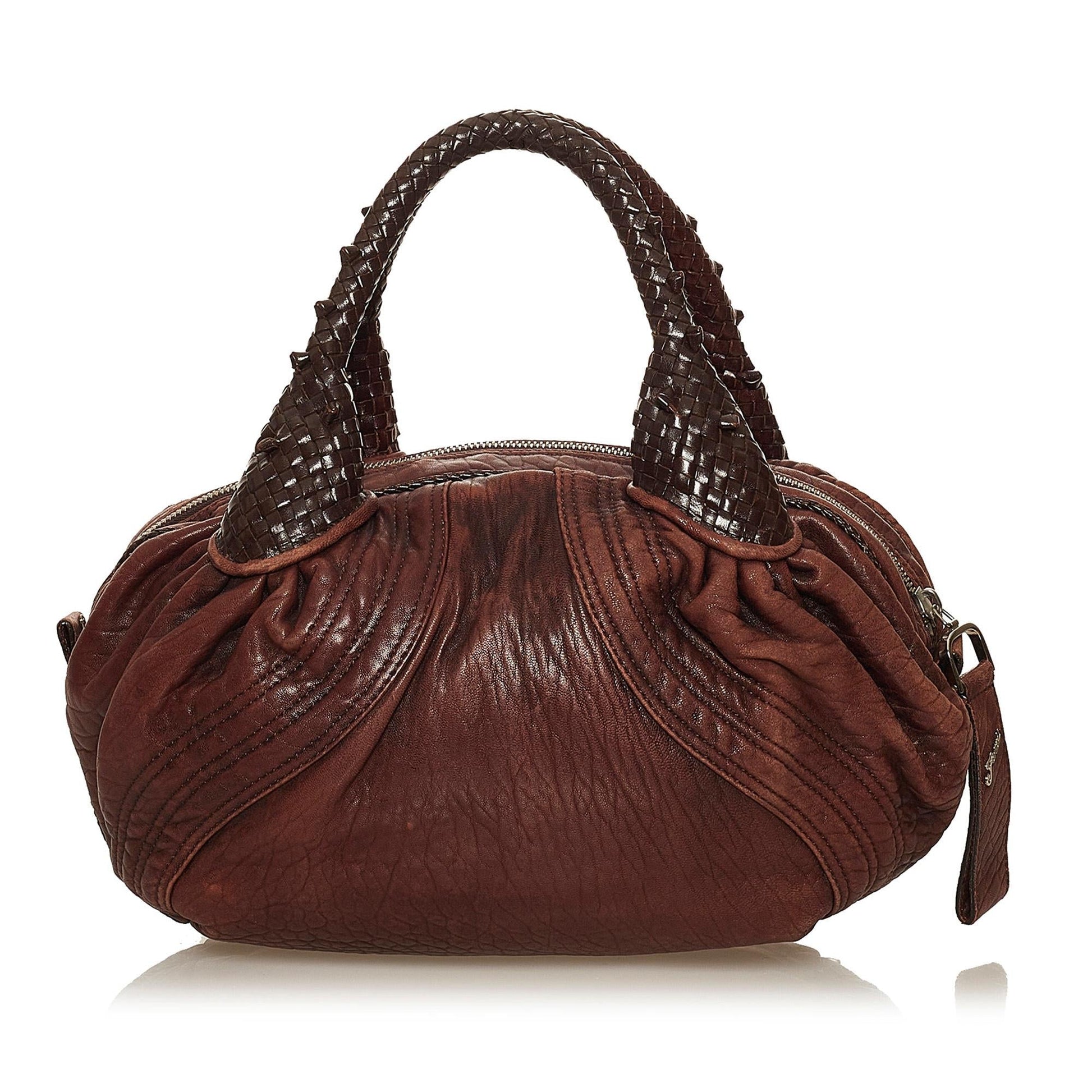 Fendi Spy Handbag Shg Leather Baby Satchel Bag