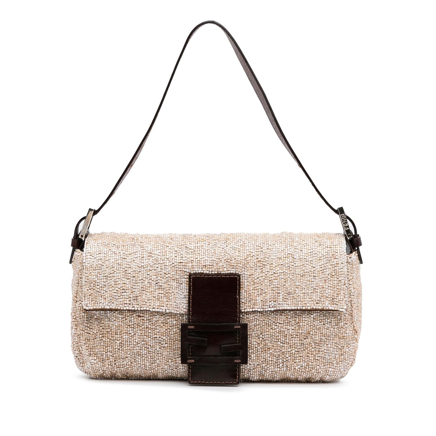 Fendi Beaded Baguette Shg F4Nxuf Handbag Shoulder Bag