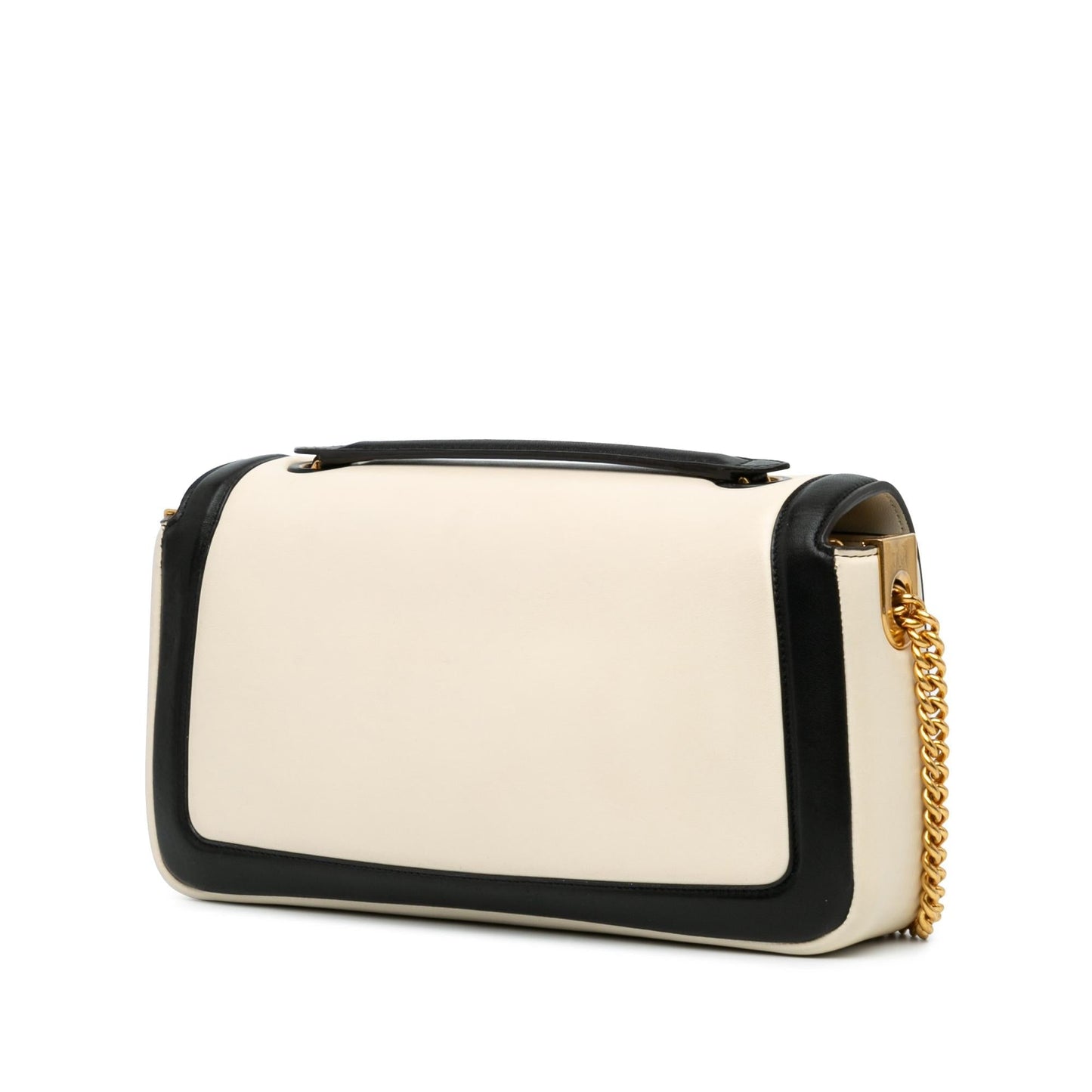 Fendi Bicolor Midi Baguette Shoulder Bag Leather Chain Midi Baguette 2
