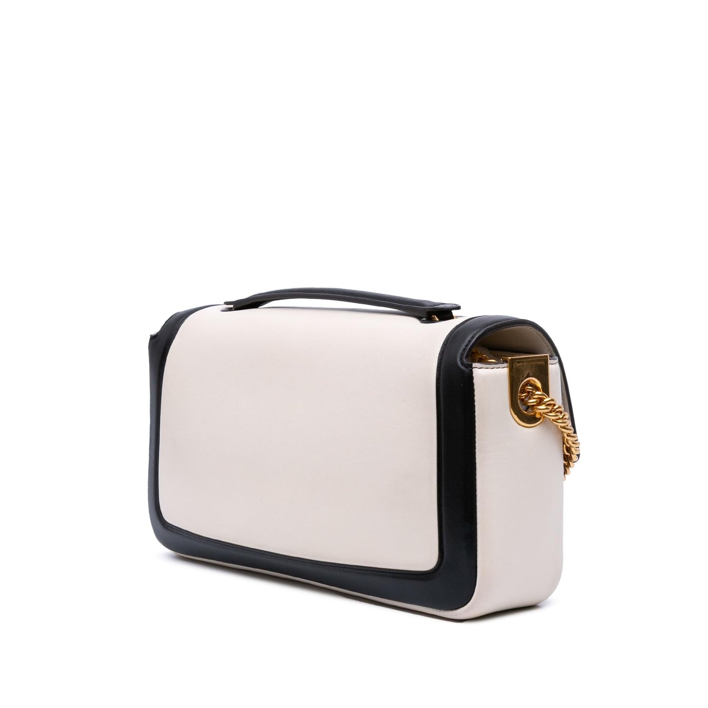 Fendi Bicolor Midi Baguette Shoulder Bag Leather Chain Midi Baguette 4