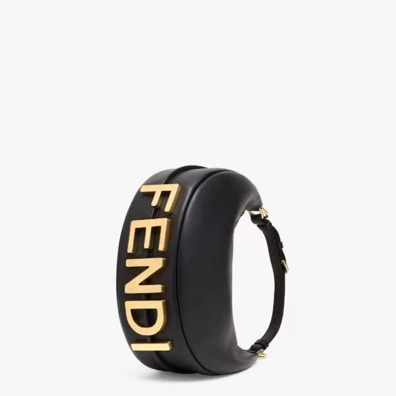 Fendi Armpit Bag Black Travel Bag