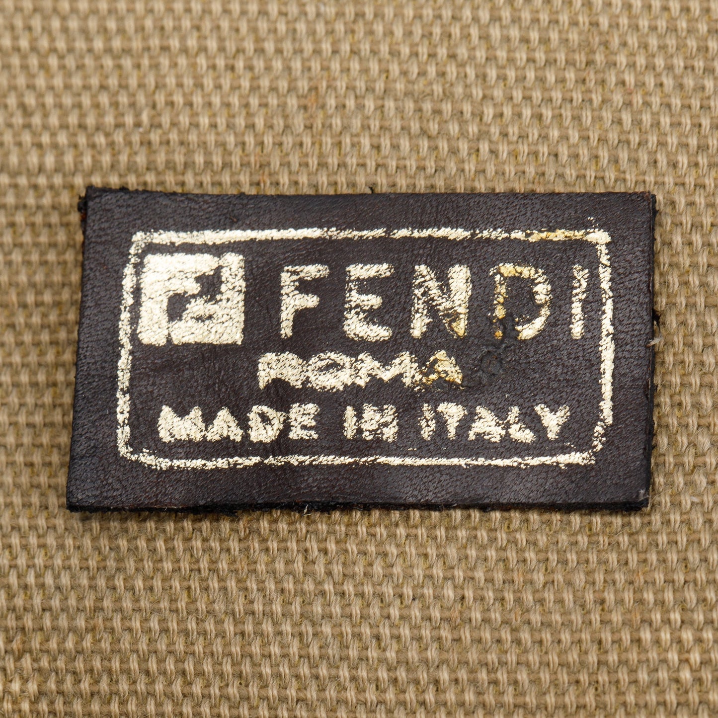 Fendi Ff Zucca Ff Tennis Racket Cover Travel Brown Travel Bag