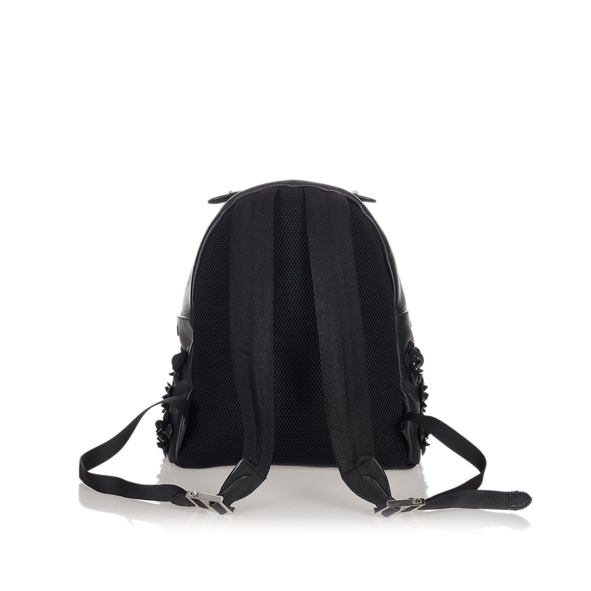 Fendi By The Way Flowerland Backpack Shg Leather